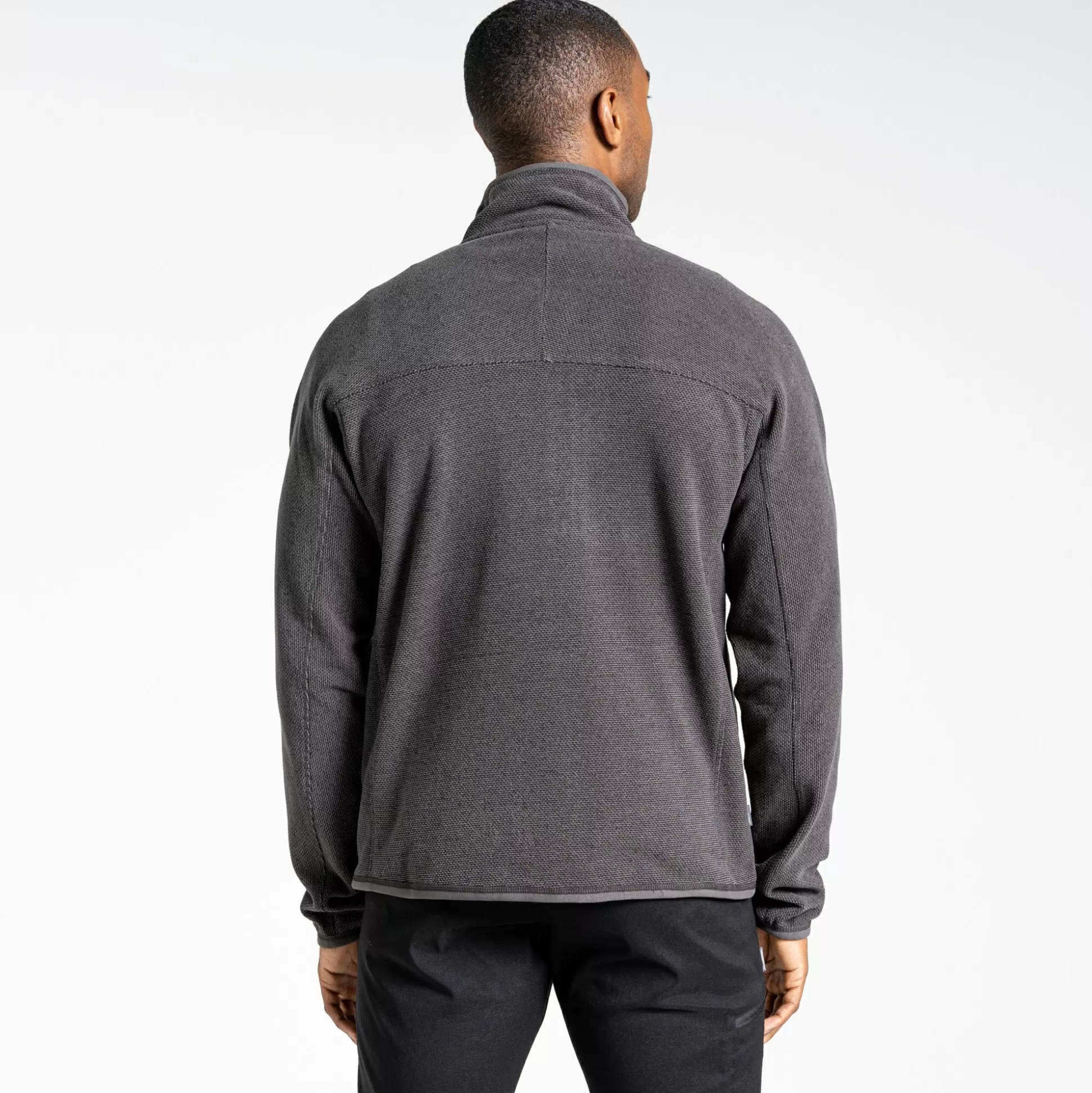 Craghoppers Expert Active Half Zip Fleece - Carbon Grey Marl<Mens Half Zip Fleece