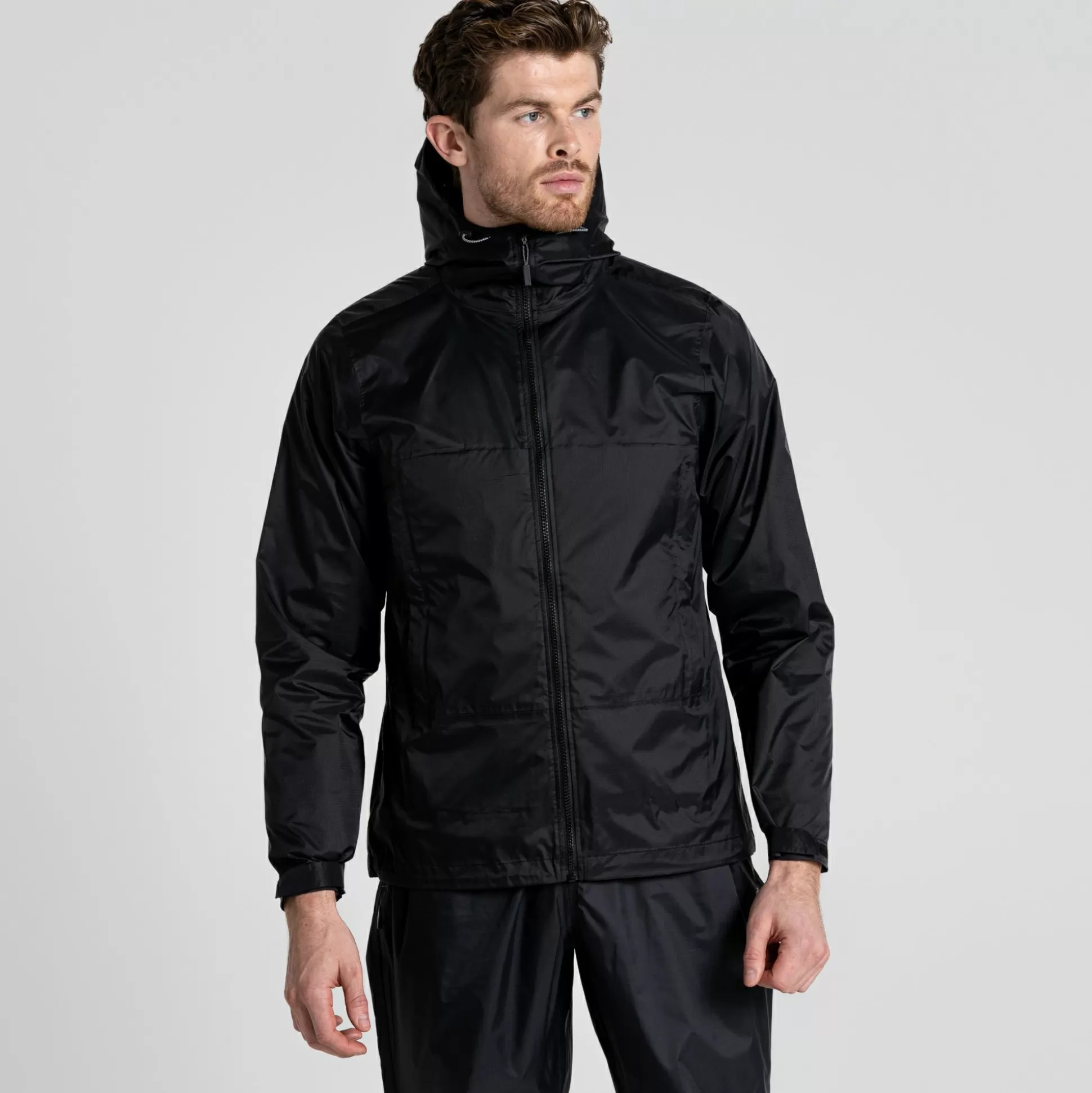 Craghoppers Expert Packable Jacket- Black<Womens Waterproof Jackets | Waterproof Jackets