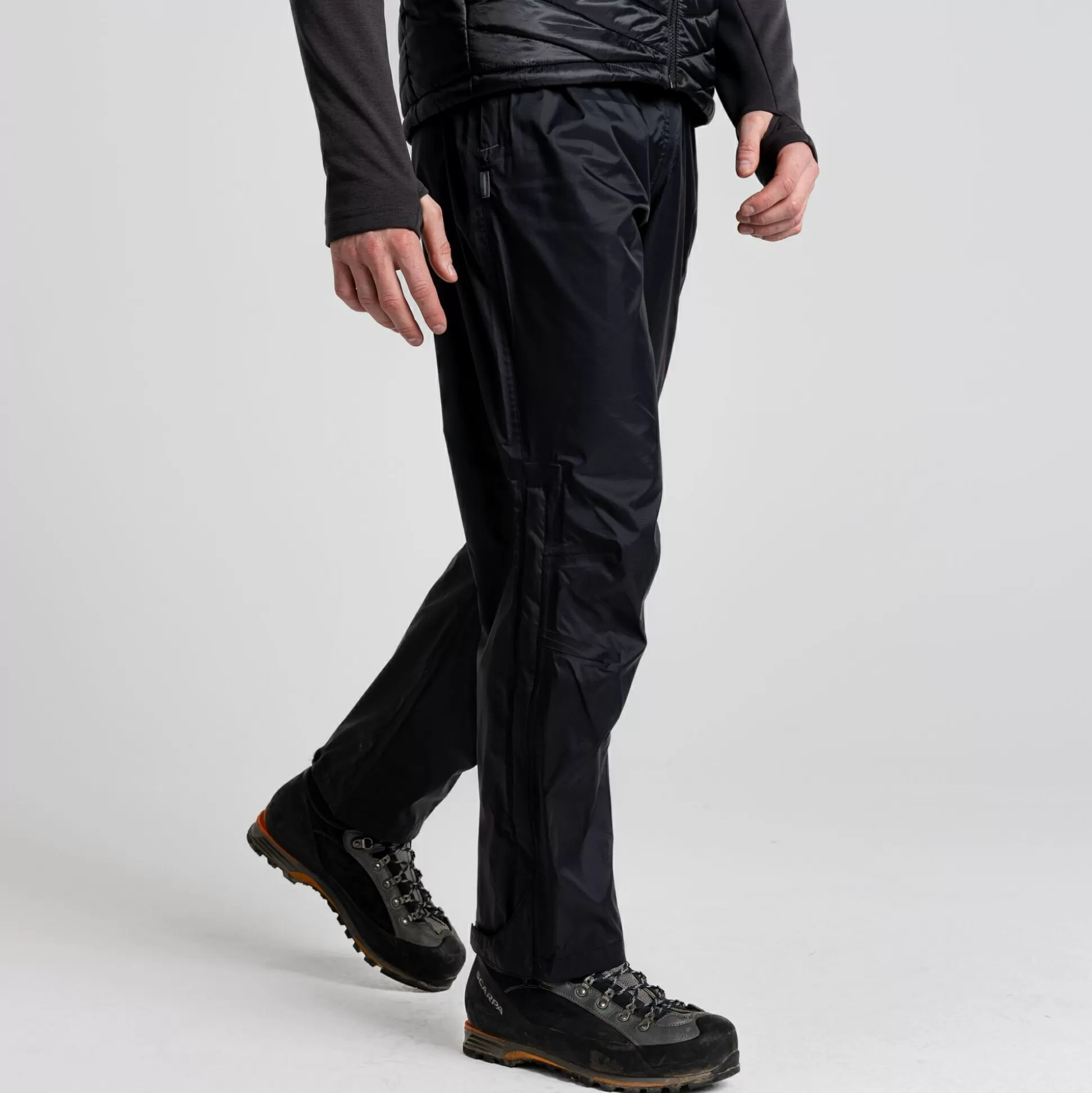 Craghoppers Expert Packable Overtrousers - Black<Womens Walking Trousers