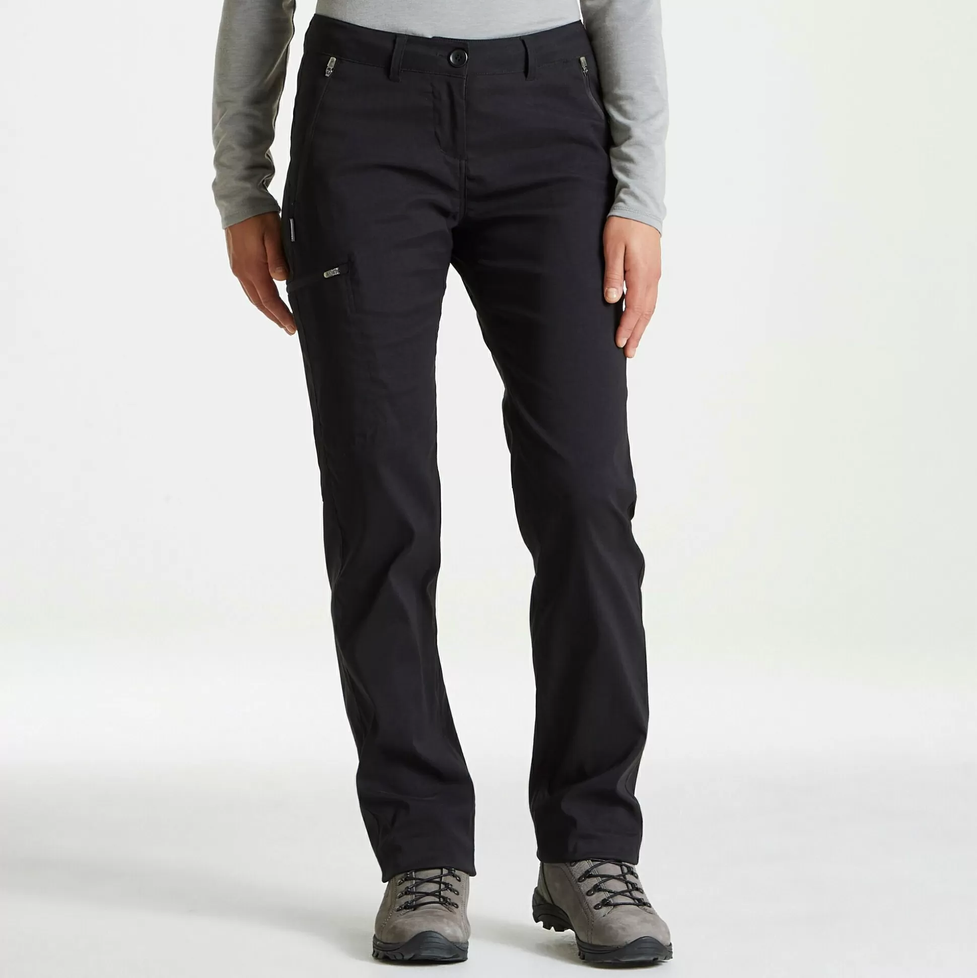 Craghoppers Expert Womens Kiwi Pro Stretch Trousers - Black<Womens Walking Trousers