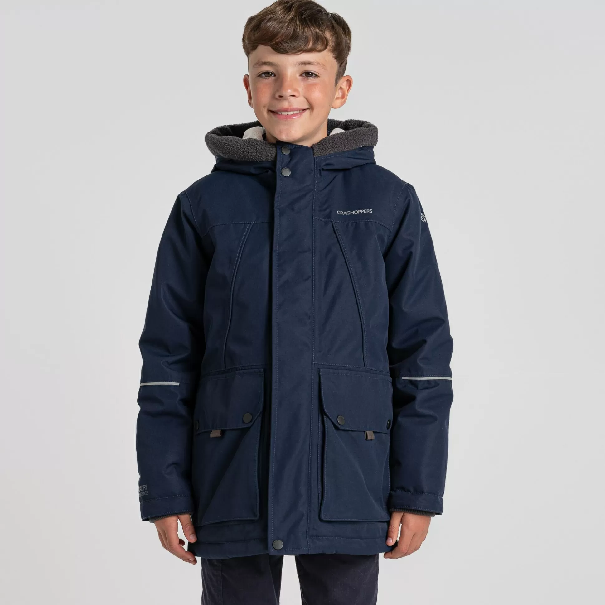 Craghoppers Kid'S Akito Insulated Jacket - Blue Navy<Kids Insulated Jackets