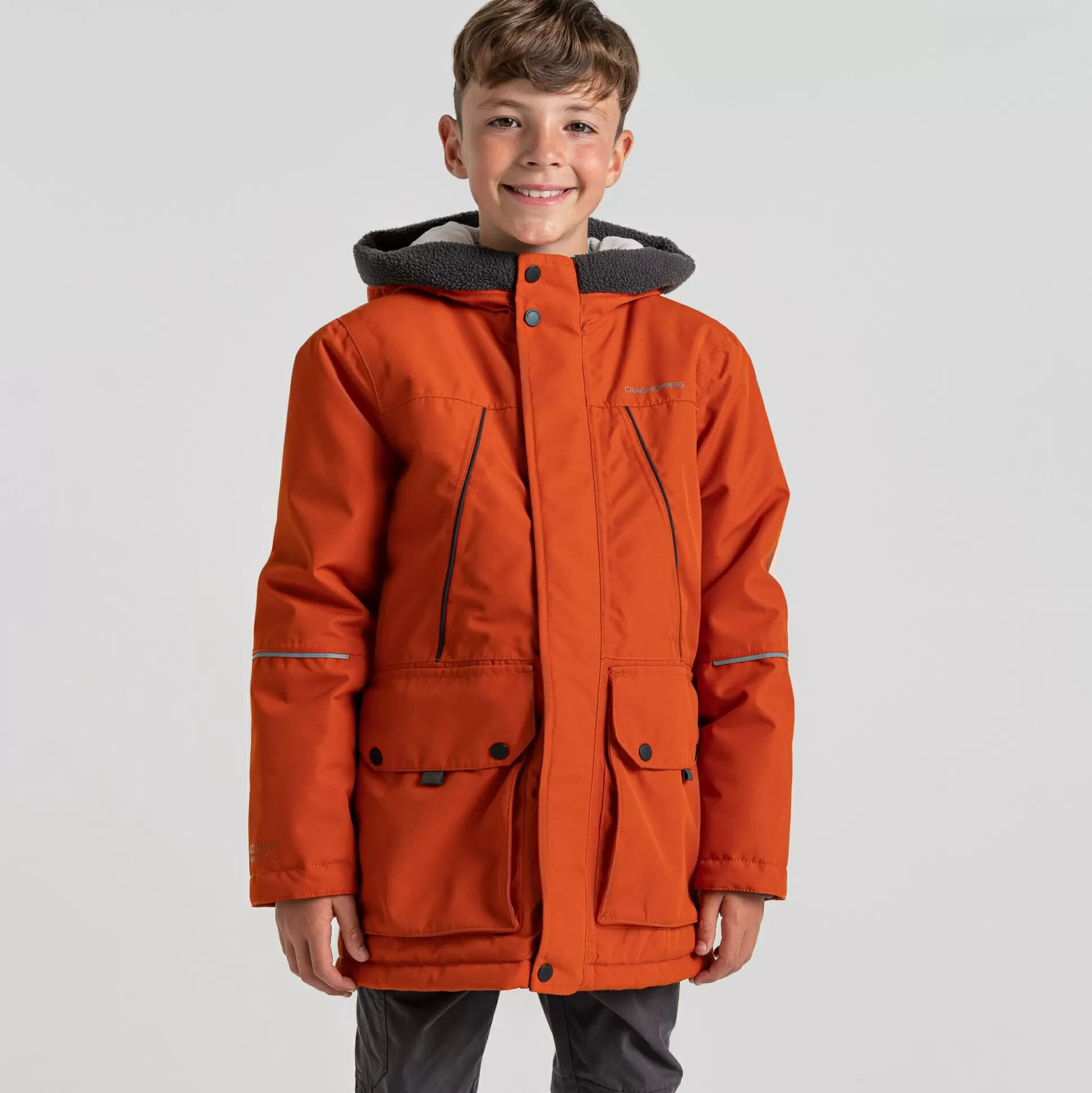 Craghoppers Kid'S Akito Insulated Jacket - Potters Clay<Kids Insulated Jackets