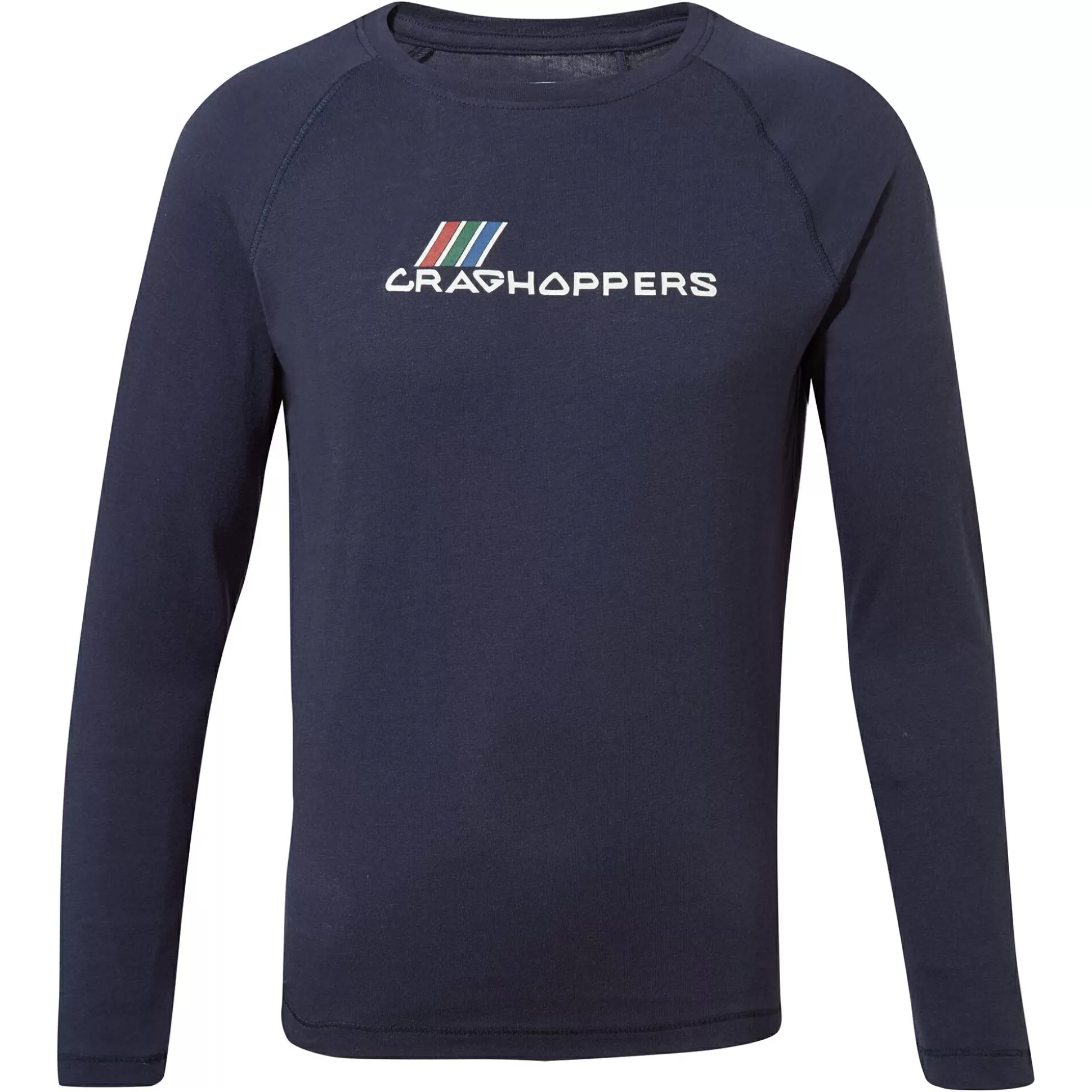 Craghoppers Kid'S Bates Long Sleeved T-Shirt - Blue Navy Archive<Kids Long Sleeve