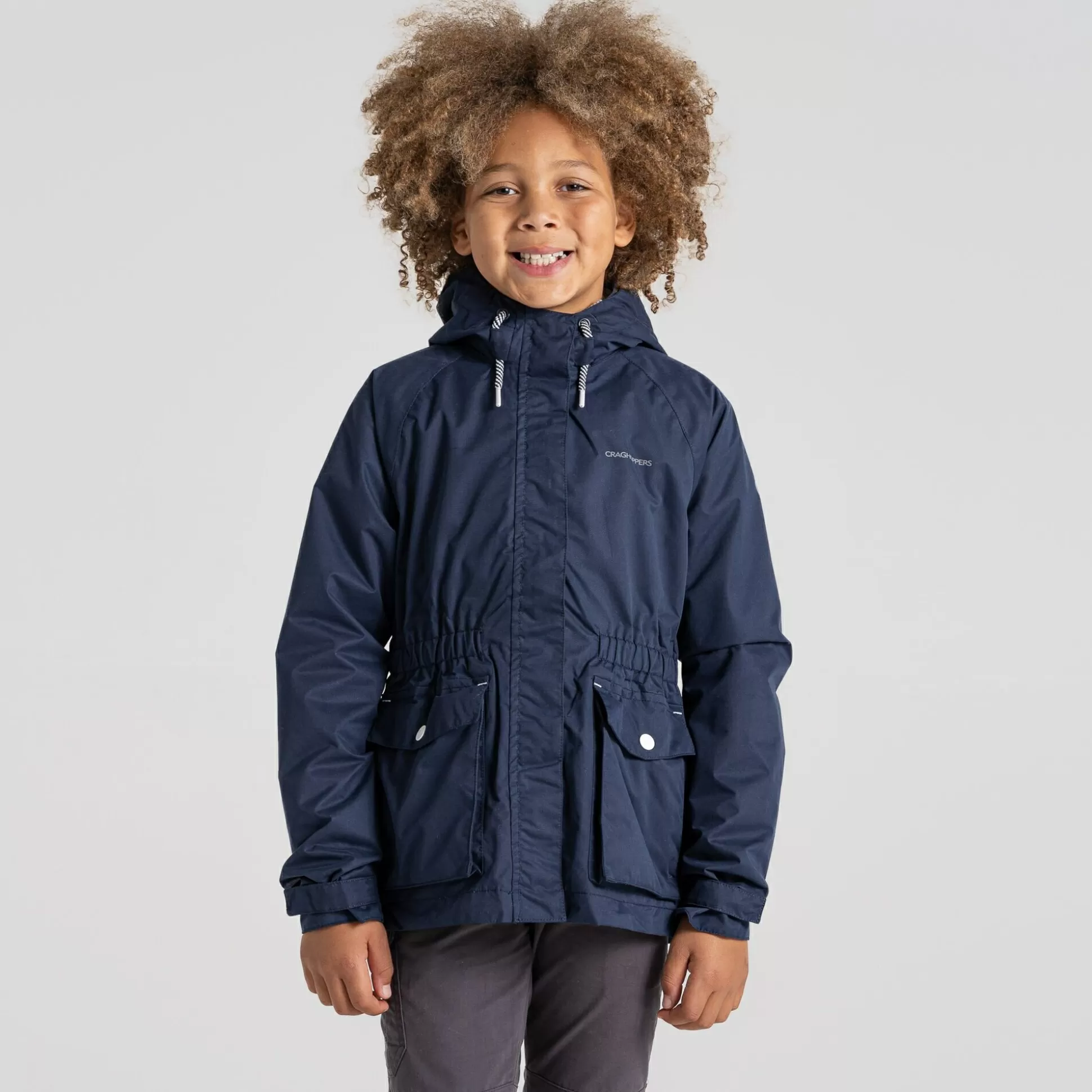 Craghoppers Kid'S Brittany Waterproof Jacket - Blue Navy<Kids Waterproof Jackets