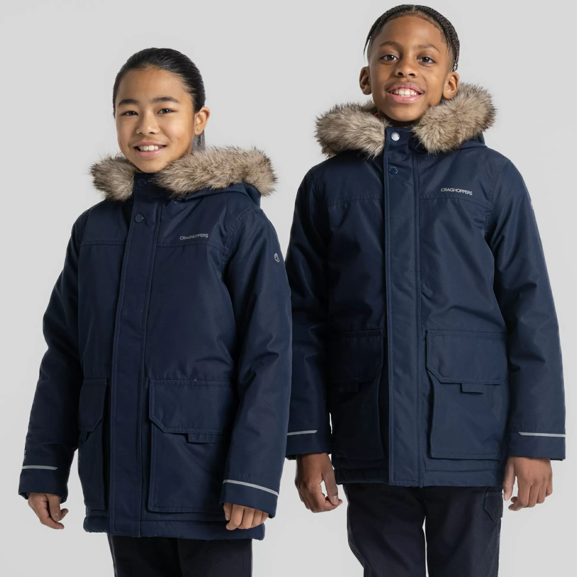 Craghoppers Kid'S Corrib Jacket - Blue Navy<Kids Insulated Jackets | Waterproof Jackets