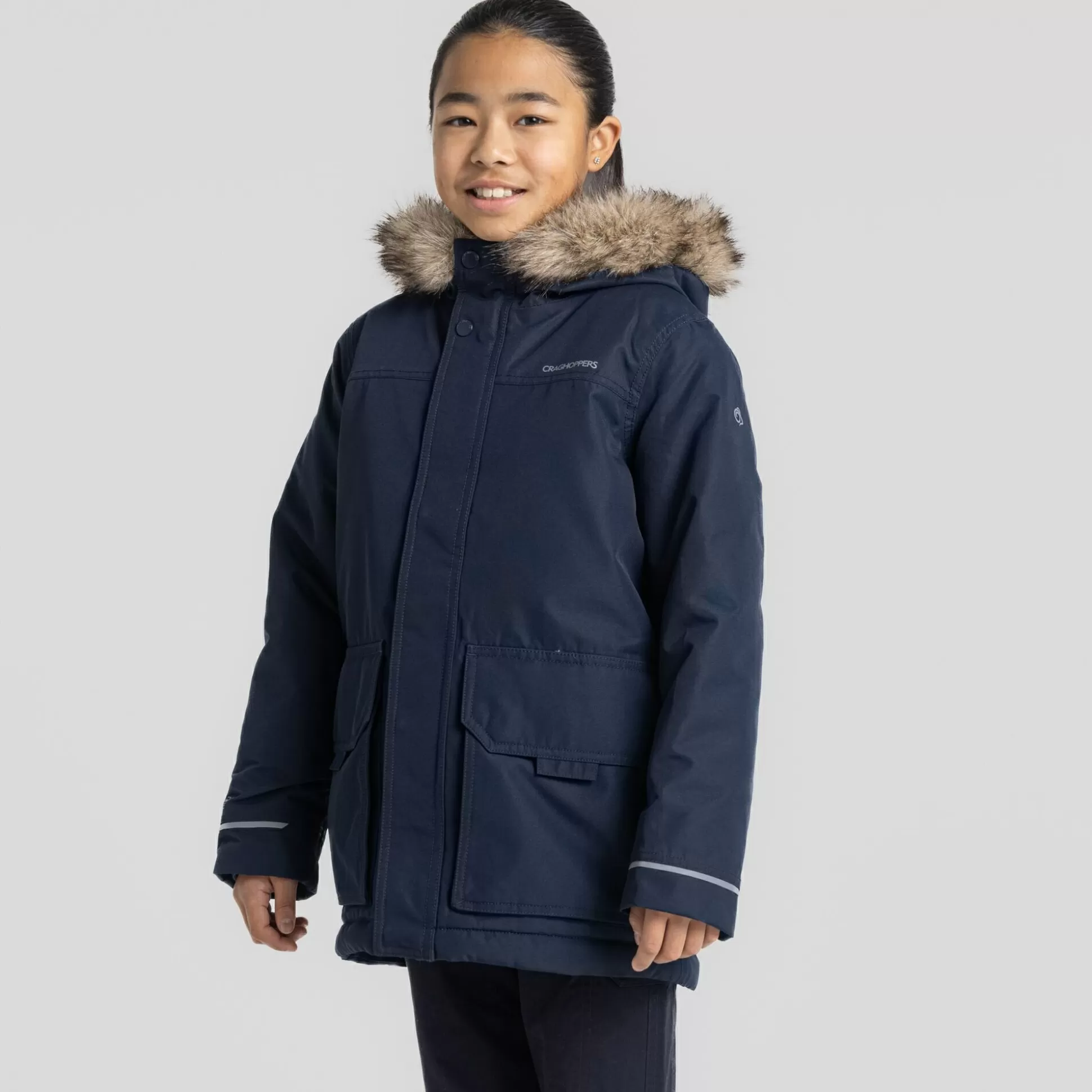 Craghoppers Kid'S Corrib Jacket - Blue Navy<Kids Insulated Jackets | Waterproof Jackets