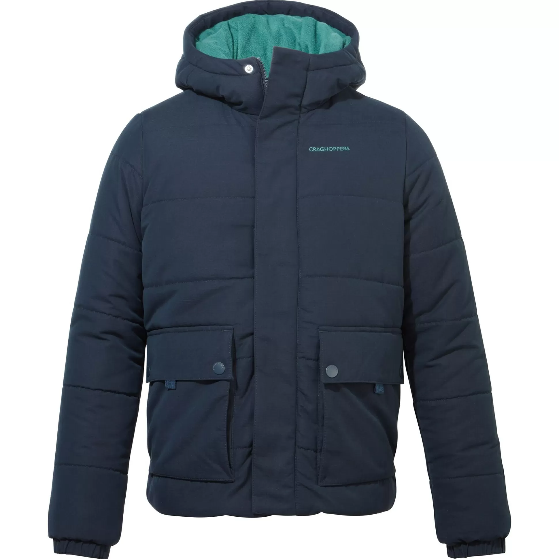 Craghoppers Kid'S Maro Insulated Hooded Jacket - Blue Navy<Kids Insulated Jackets