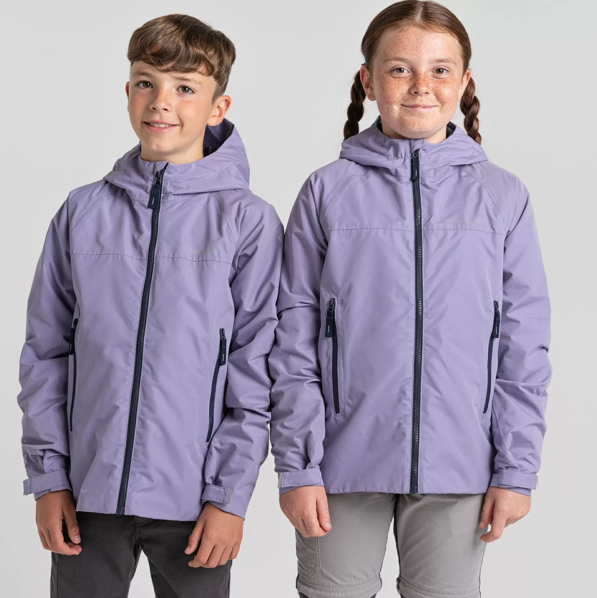 Craghoppers Kid'S Minato Waterproof Jacket - Purple Haze<Kids Waterproof Jackets