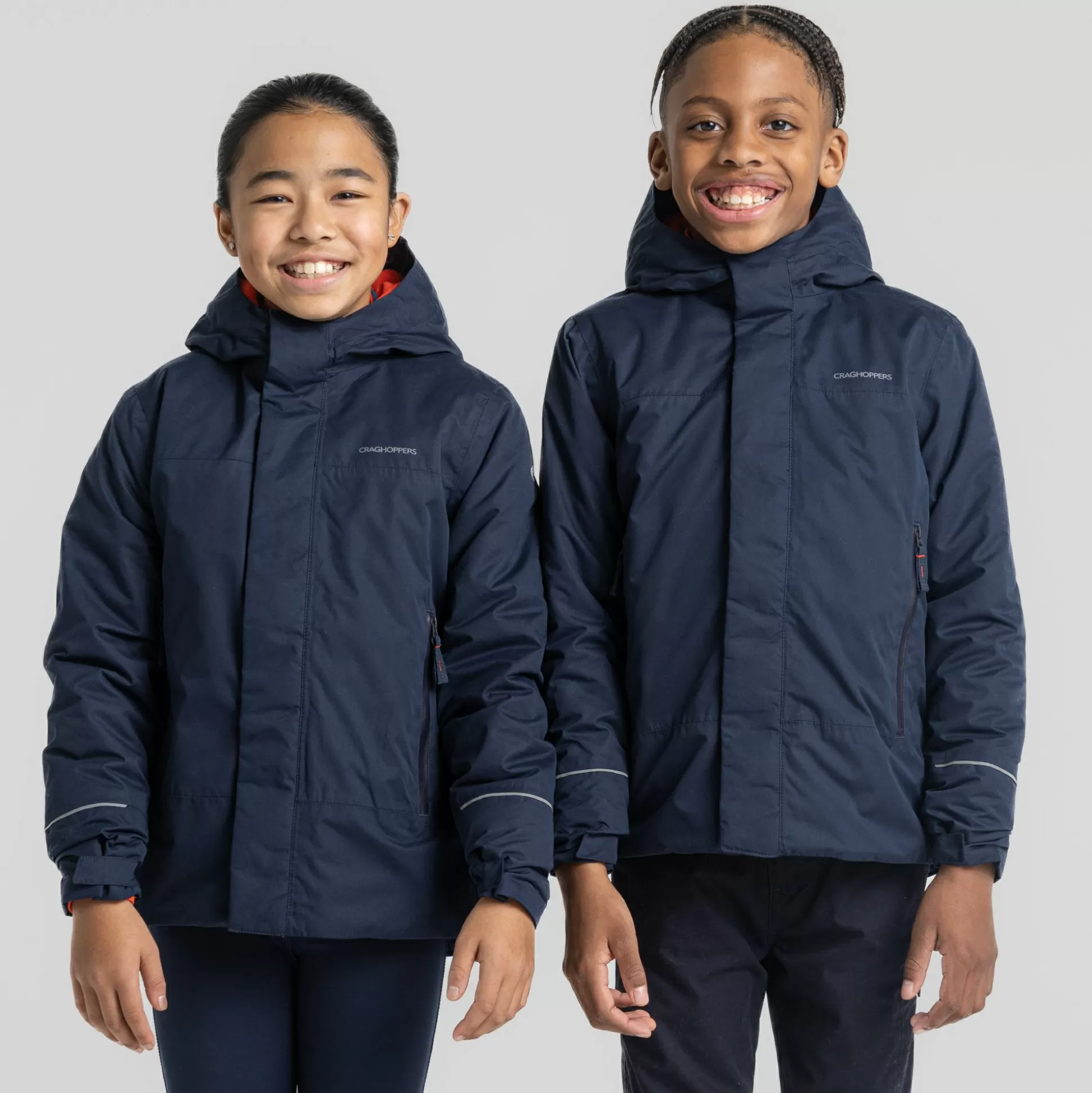 Craghoppers Kid'S Nephin Jacket - Blue Navy<Kids Insulated Jackets | Waterproof Jackets