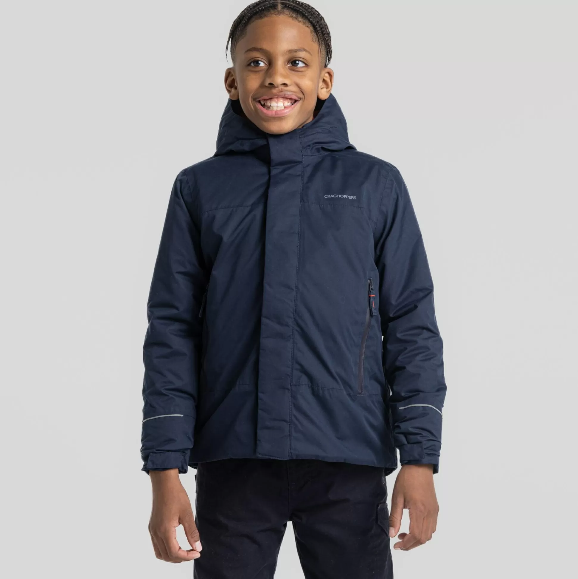 Craghoppers Kid'S Nephin Jacket - Blue Navy<Kids Insulated Jackets | Waterproof Jackets