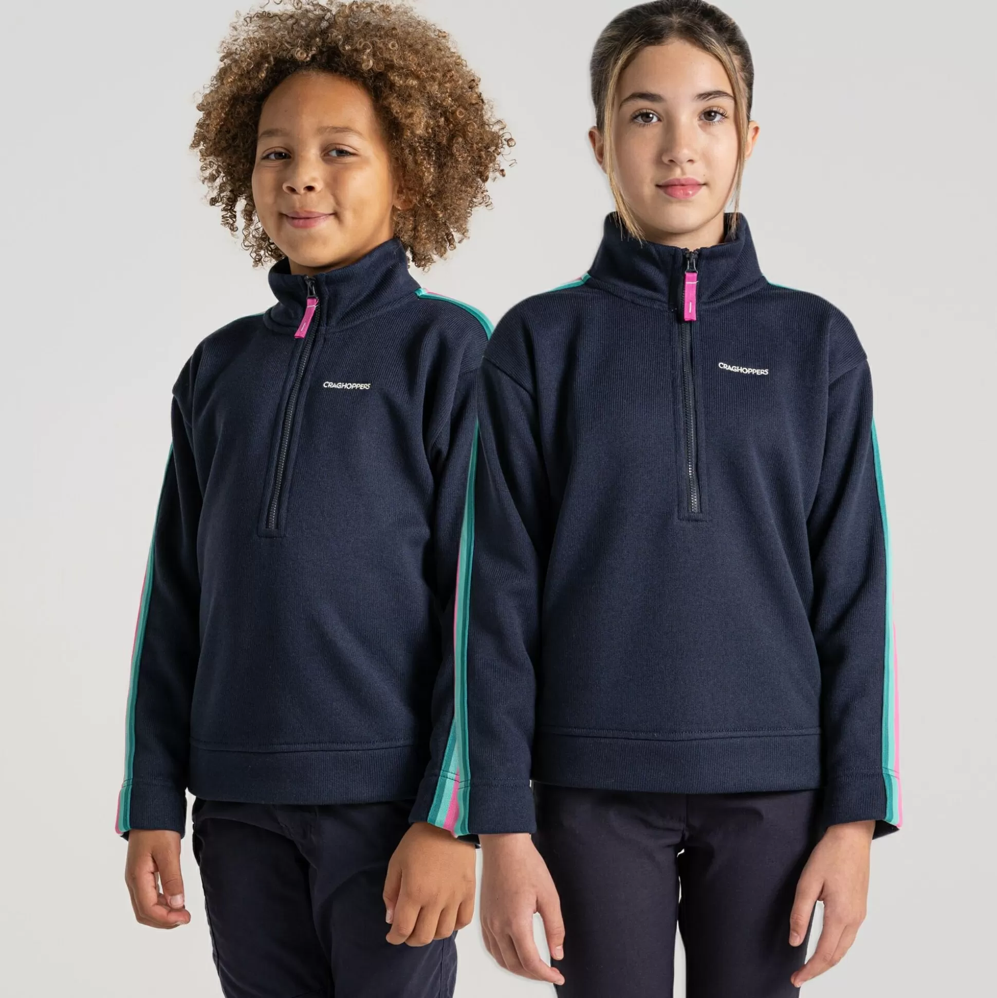 Craghoppers Kid'S Rey Half Zip Fleece - Blue Navy<Kids Half Zip Fleece