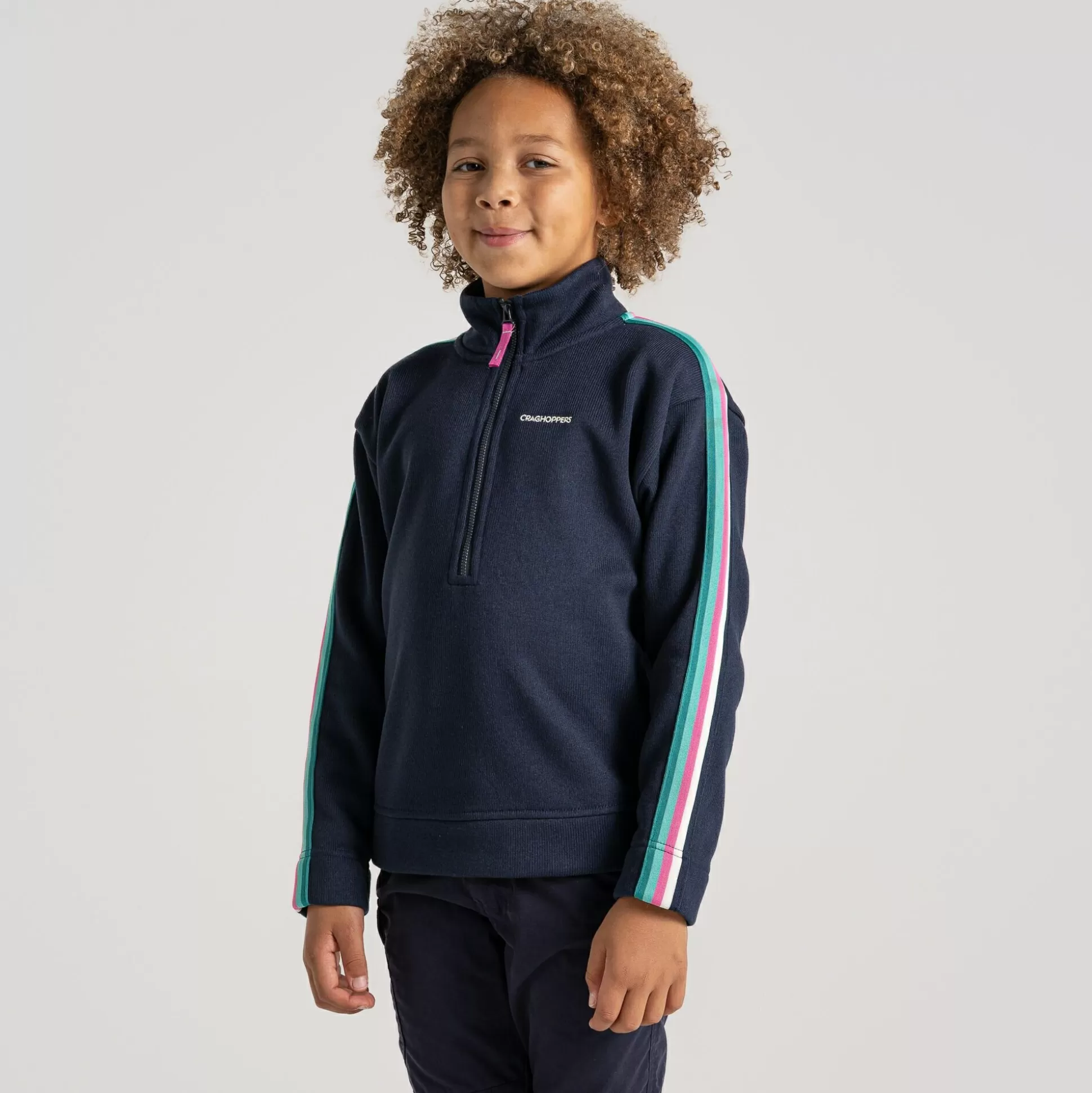 Craghoppers Kid'S Rey Half Zip Fleece - Blue Navy<Kids Half Zip Fleece