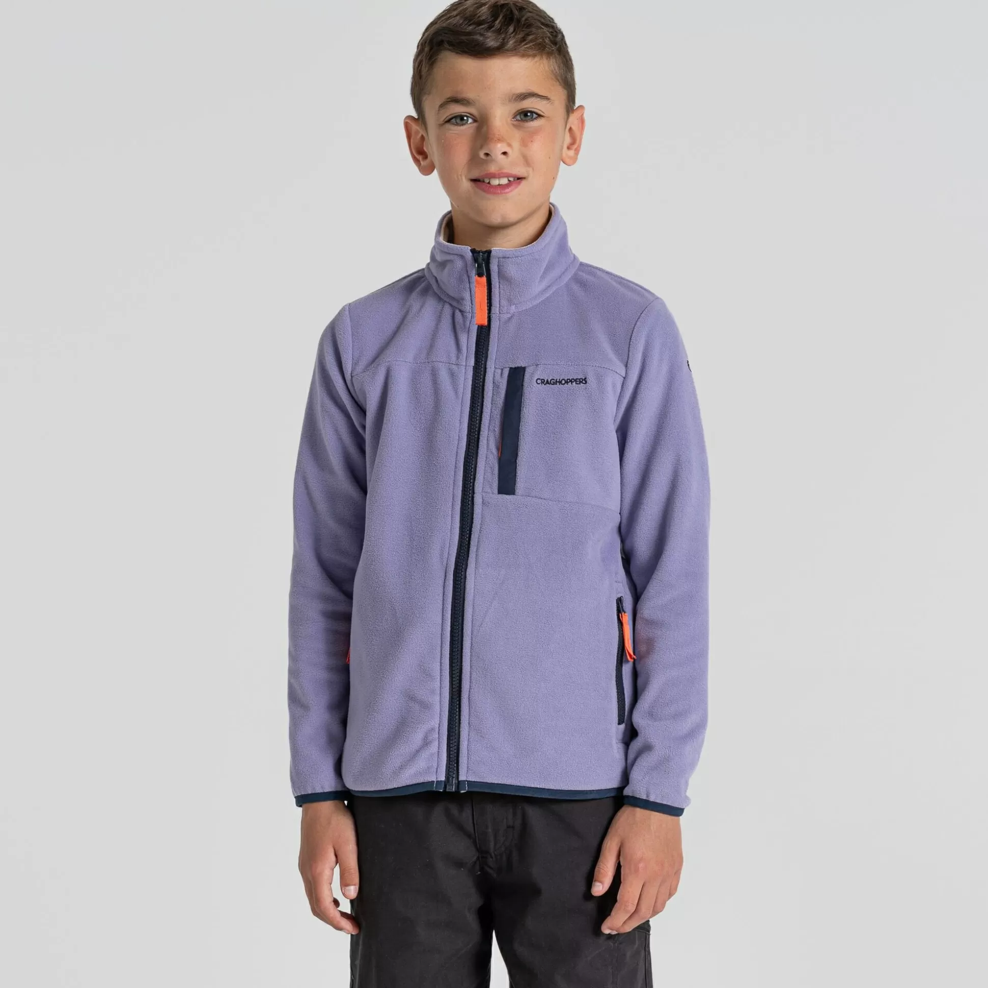 Craghoppers Kid'S Tama Jacket - Purple Haze<Kids Full Zip Fleece