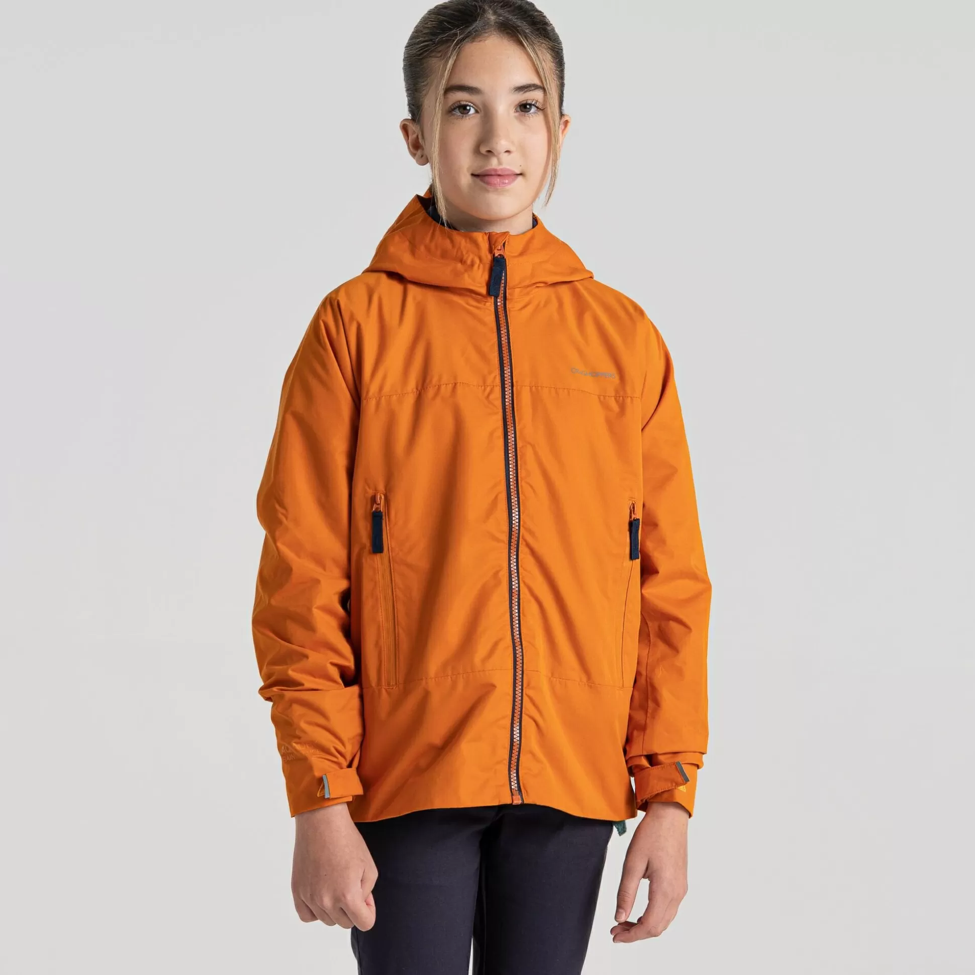 Craghoppers Kid'S Tobin Waterproof Jacket - Canyon Orange<Kids Waterproof Jackets