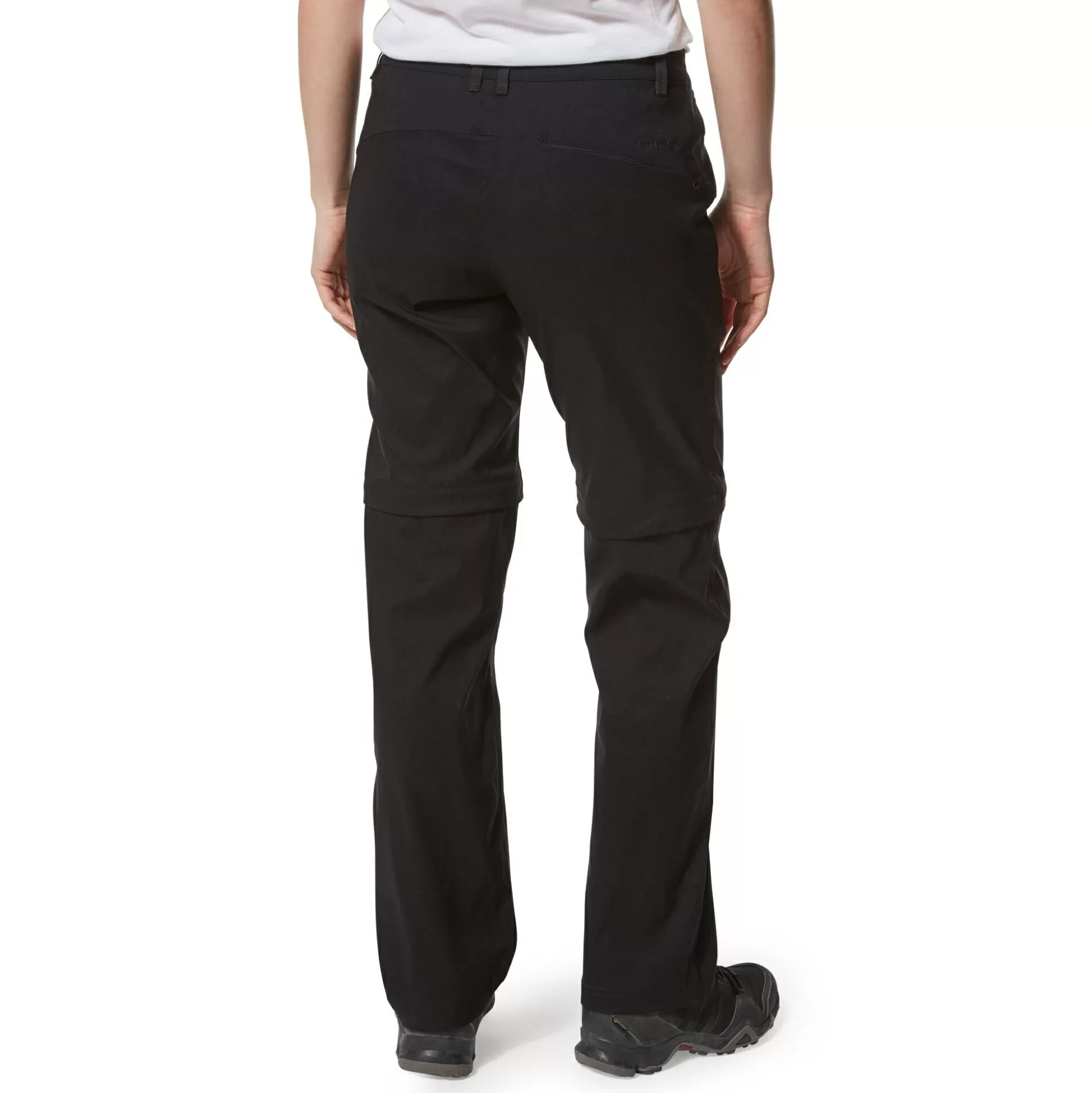 Craghoppers Kiwi Pro Ii Convertible Trousers - Black<Womens Zip Off Trousers