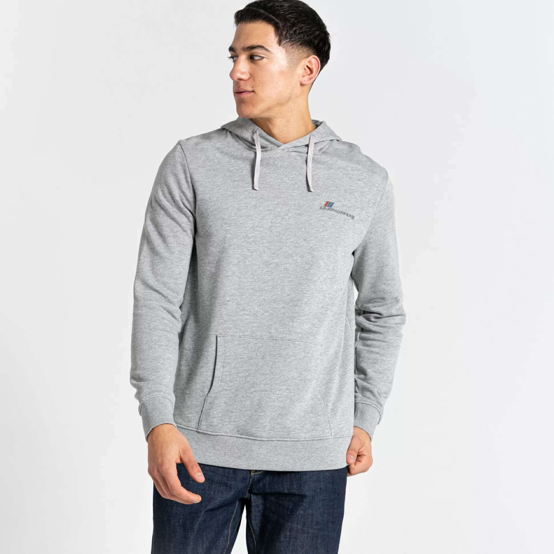 Craghoppers Lautner Hooded Top - Soft Grey Marl<Womens Long Sleeve | Long Sleeve