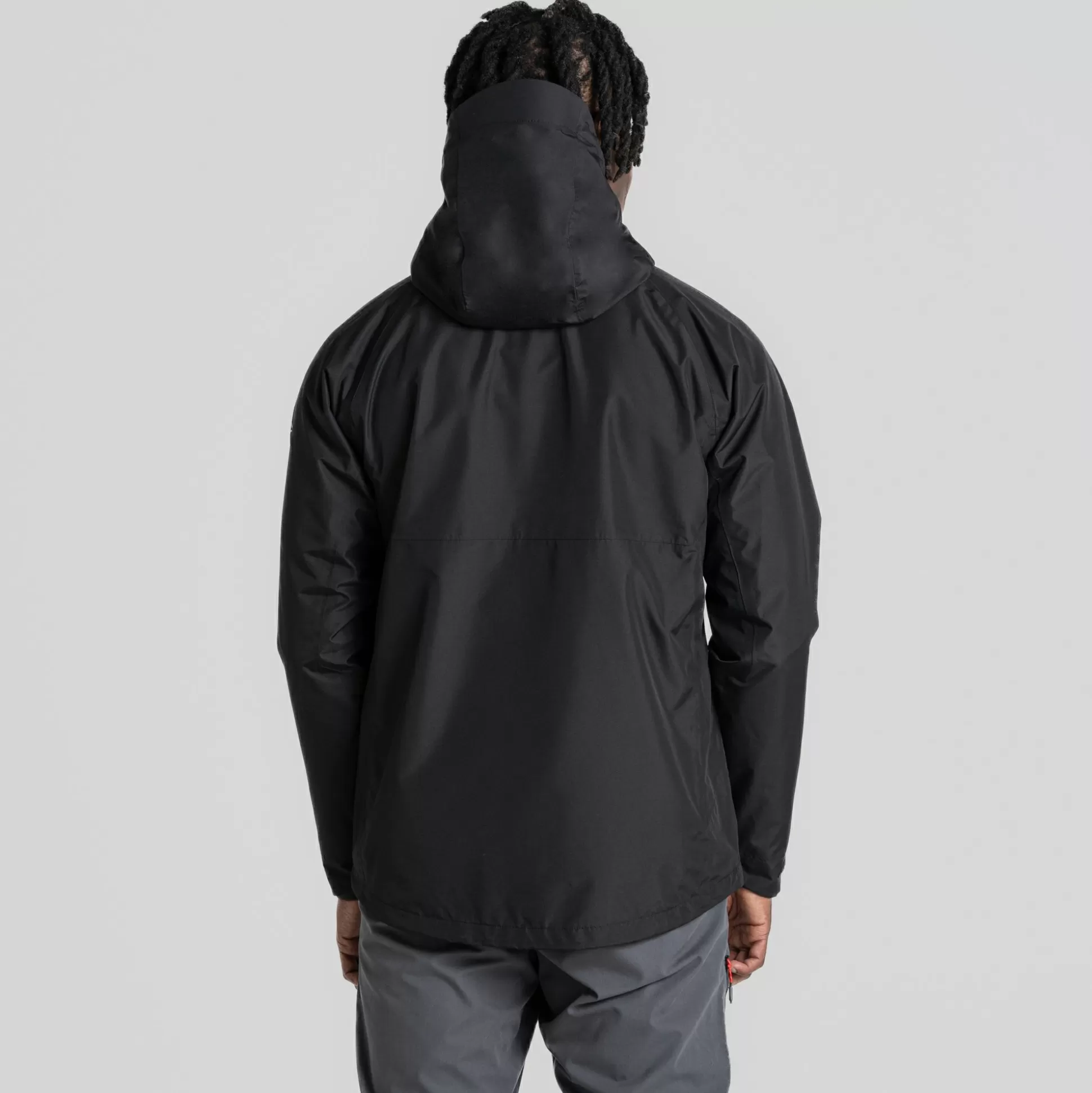 Craghoppers Men'S Atlas Waterproof Jacket - Black / Apple<Mens Waterproof Jackets