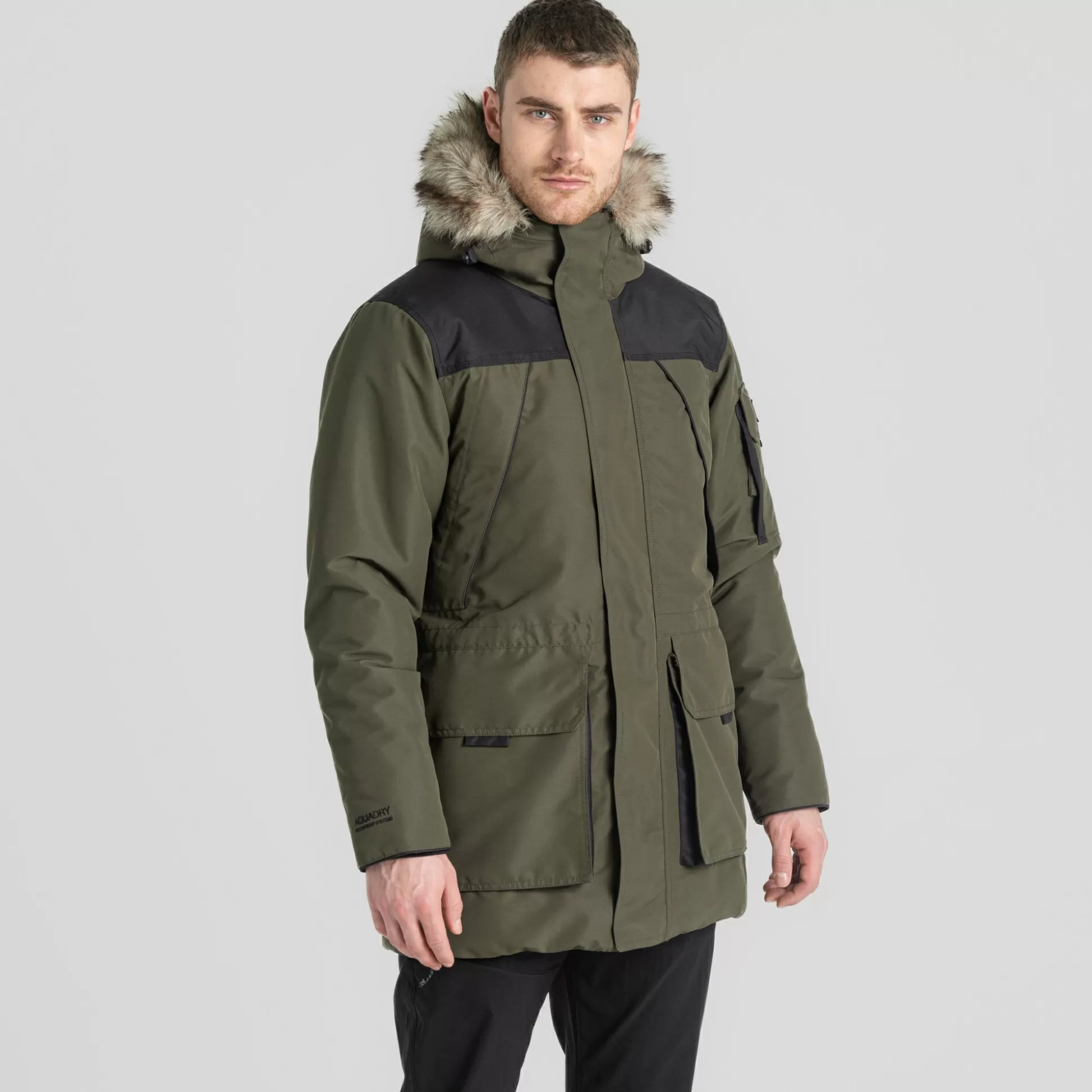 Craghoppers Men'S Bishorn Ii Insulated Jacket - Woodland Green / Black<Mens Insulated Jackets