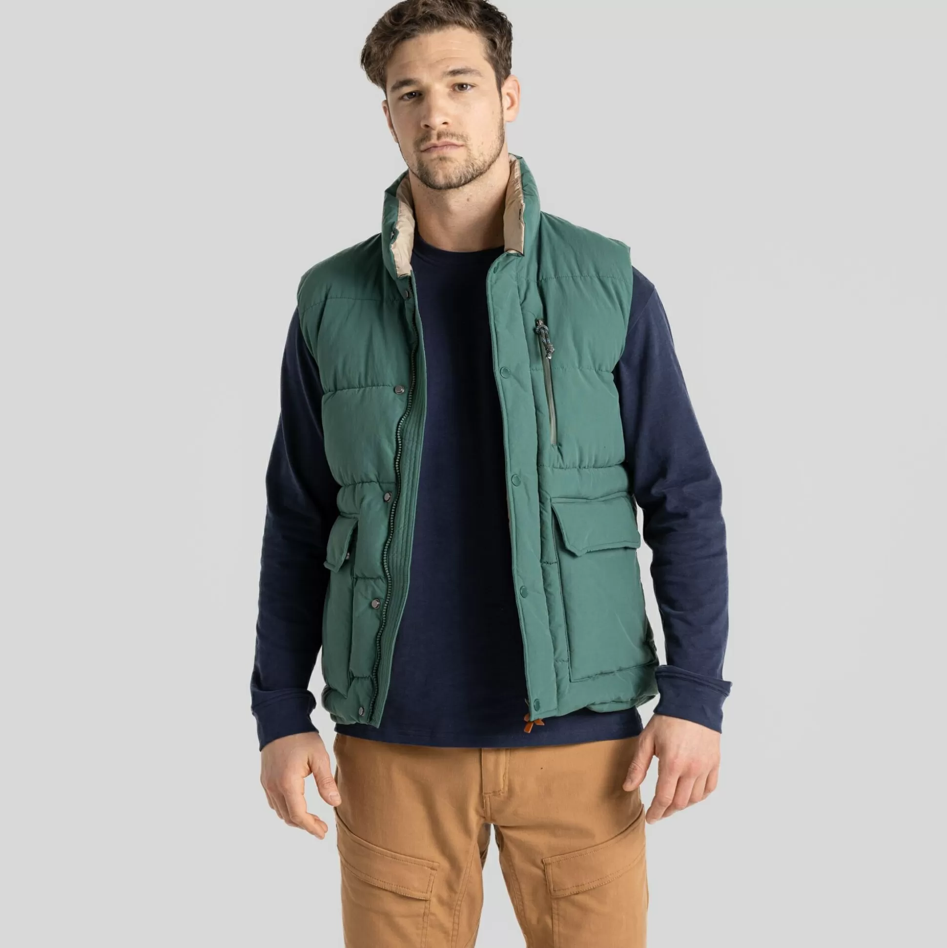 Craghoppers Men'S Burren Vest - Evergreen<Mens Gilets