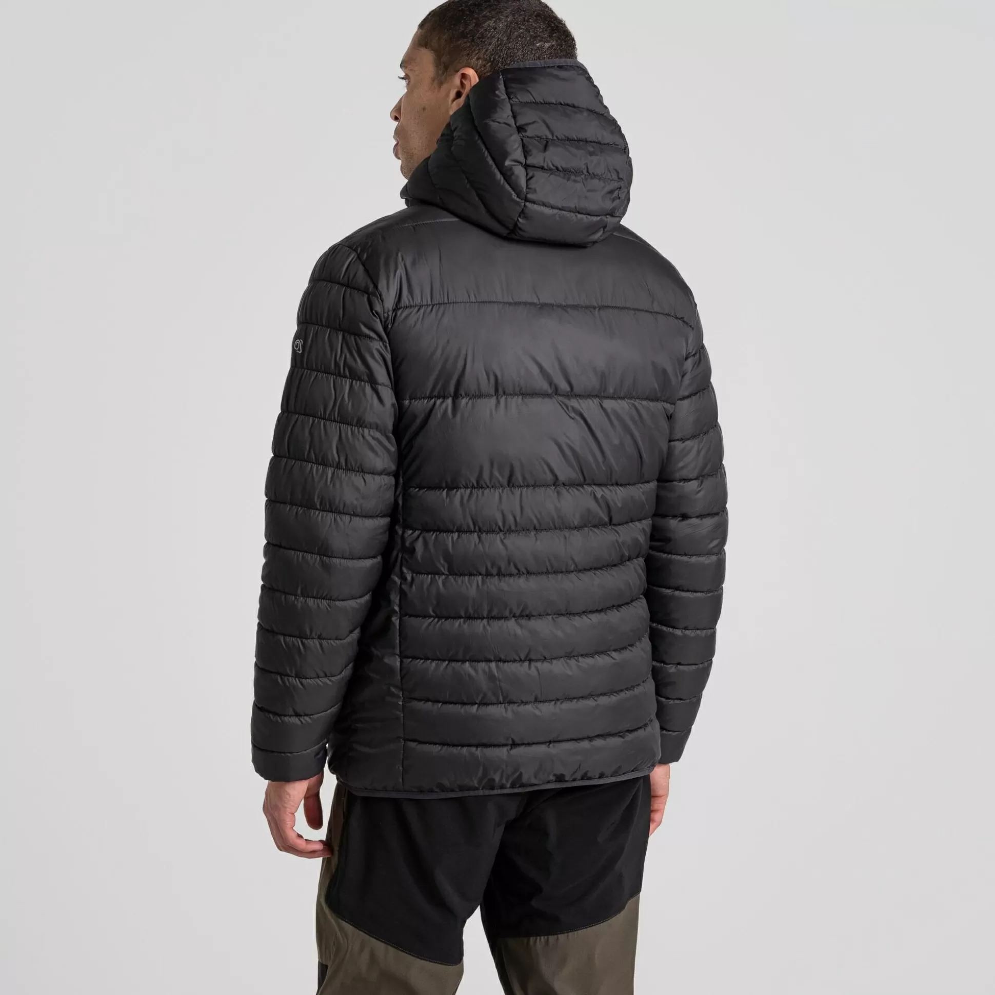 Craghoppers Men'S Compresslite Viii Hooded Jacket - Black<Mens Insulated Jackets