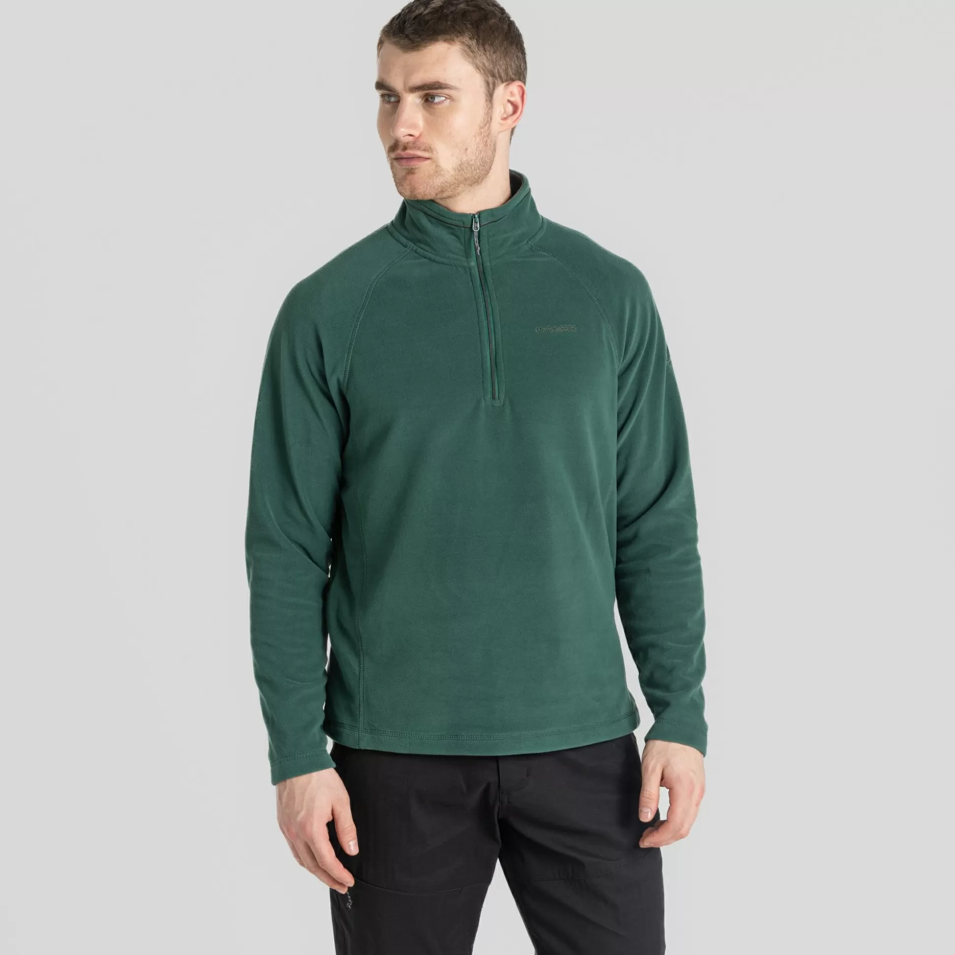 Craghoppers Men'S Corey Half Zip Fleece - Evergreen<Mens Half Zip Fleece