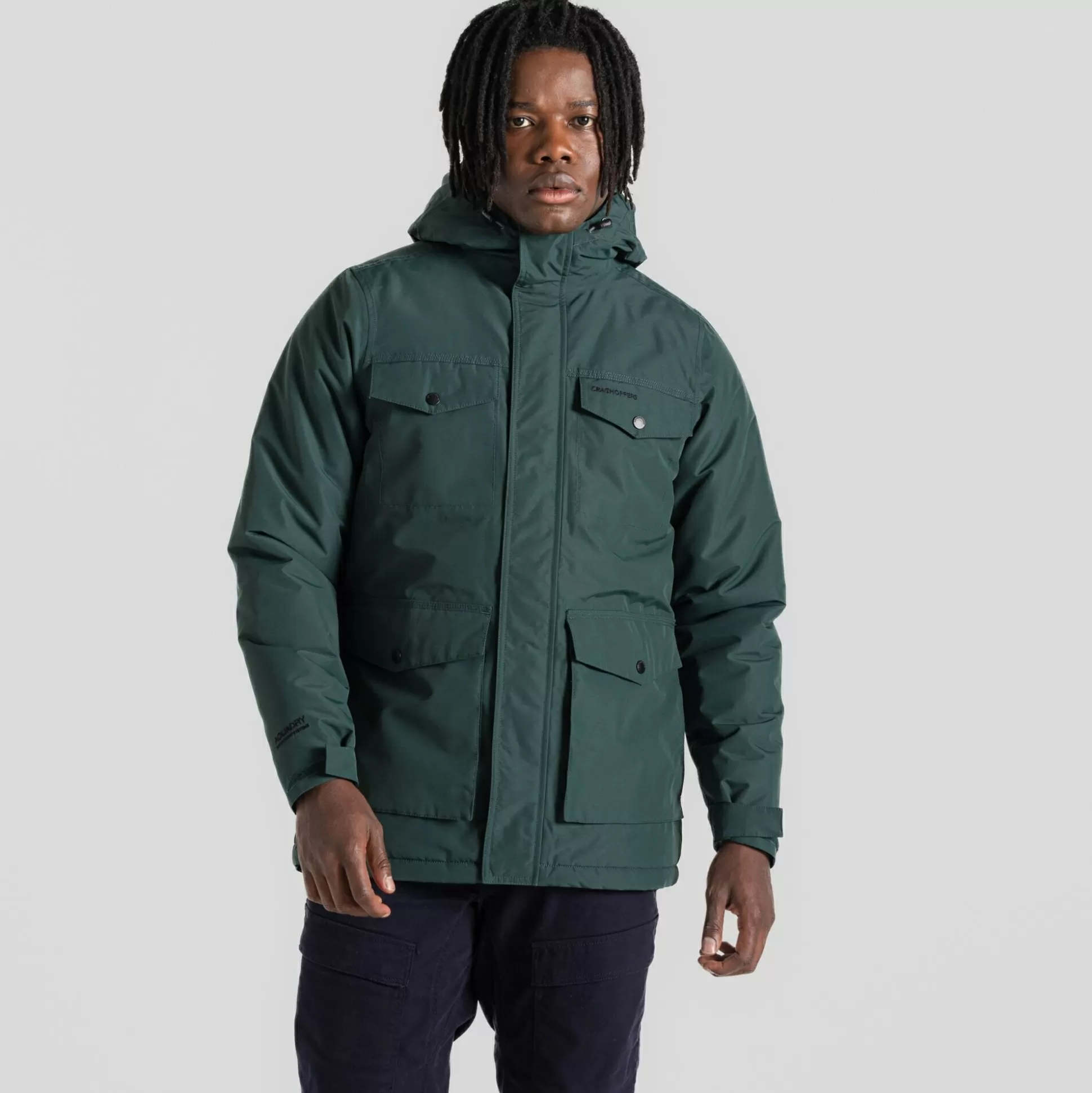 Craghoppers Men'S Darragh Waterproof Jacket - Spruce Green<Mens Insulated Jackets | Waterproof Jackets