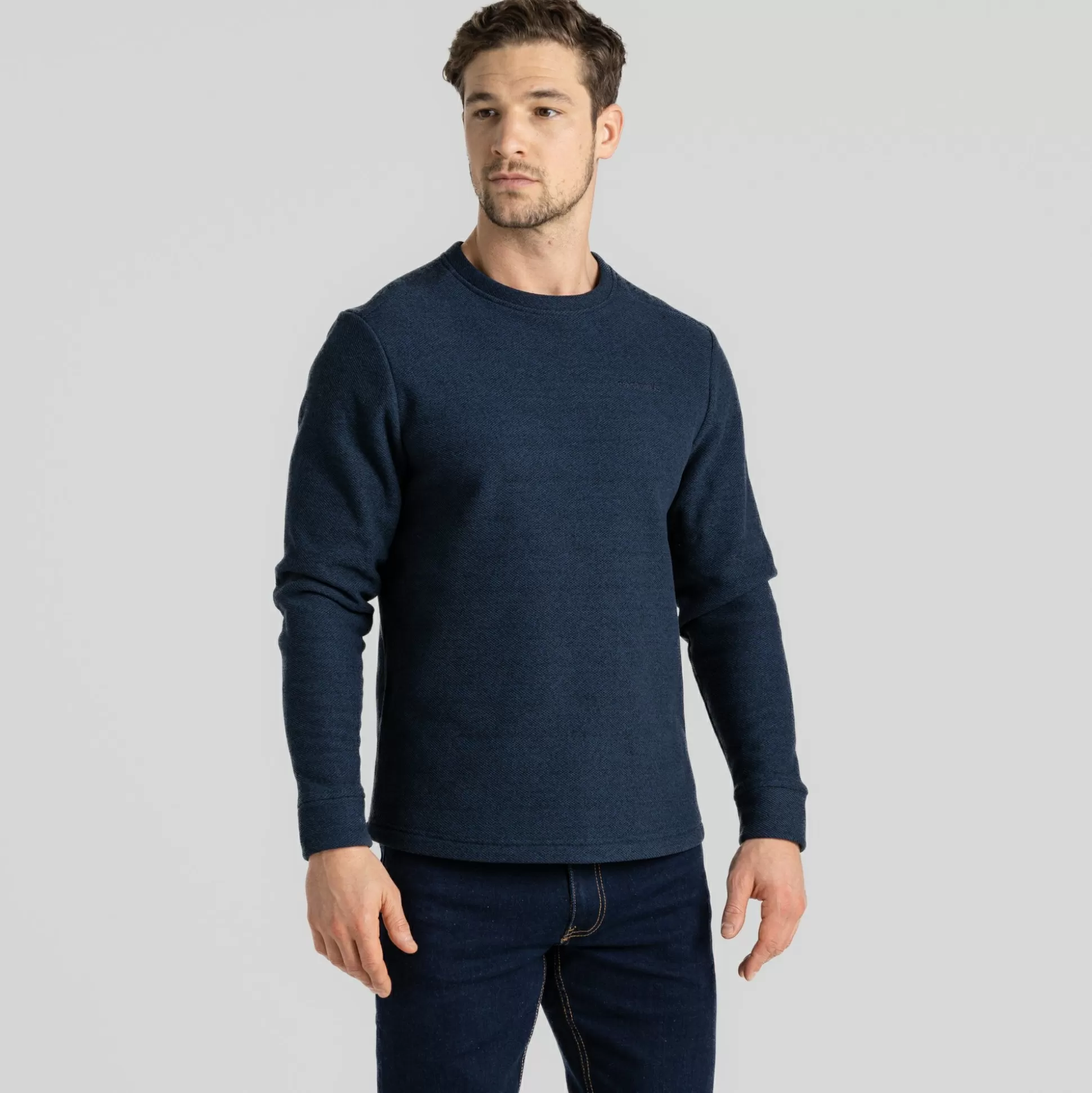 Craghoppers Men'S Dillisk Long Sleeved Top - Blue Navy<Mens Long Sleeve