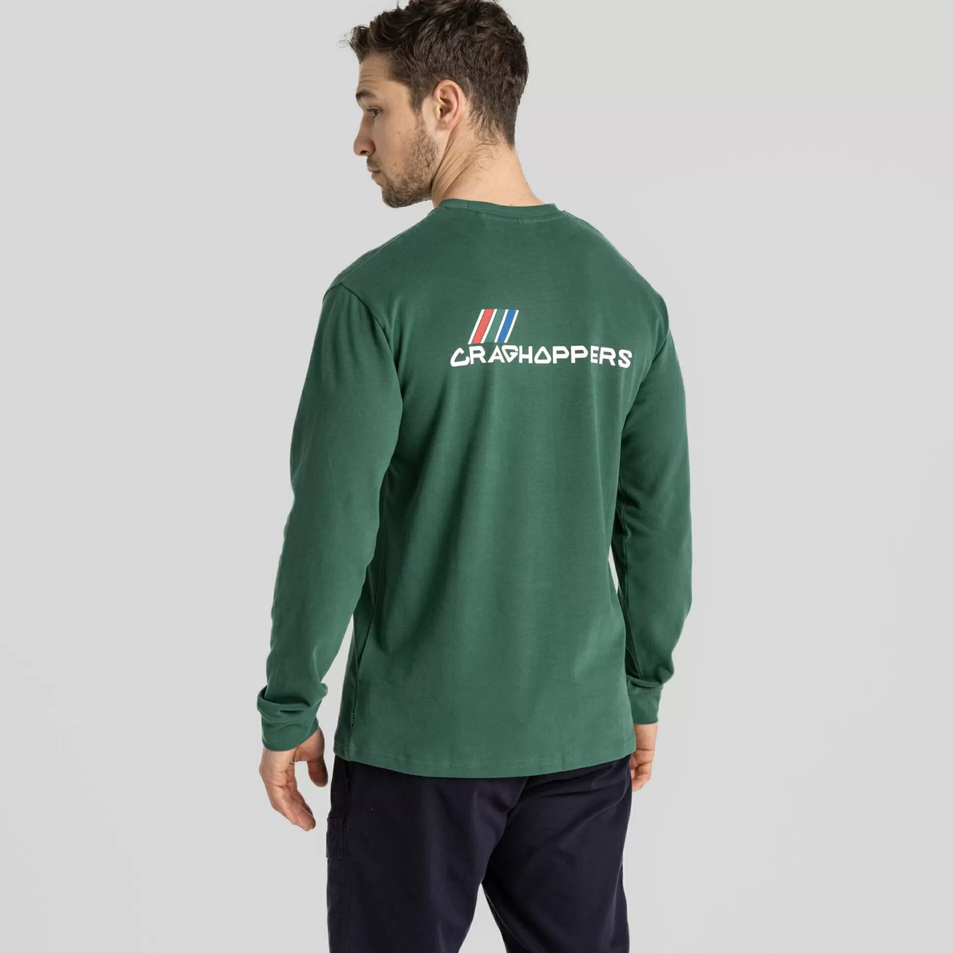 Craghoppers Men'S Dillisk Long Sleeved Top - Evergreen<Mens Long Sleeve