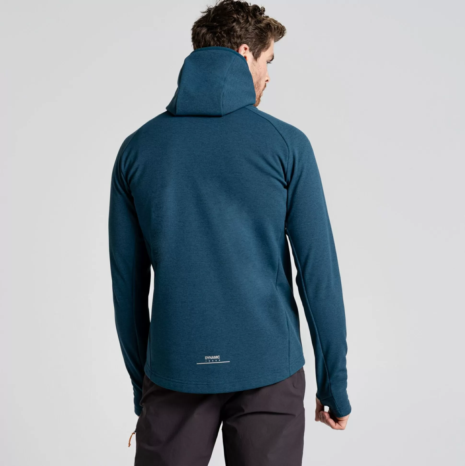 Craghoppers Men'S Dynamic Pro Hooded Jacket - Dark Aegean Blue<Mens Full Zip Fleece