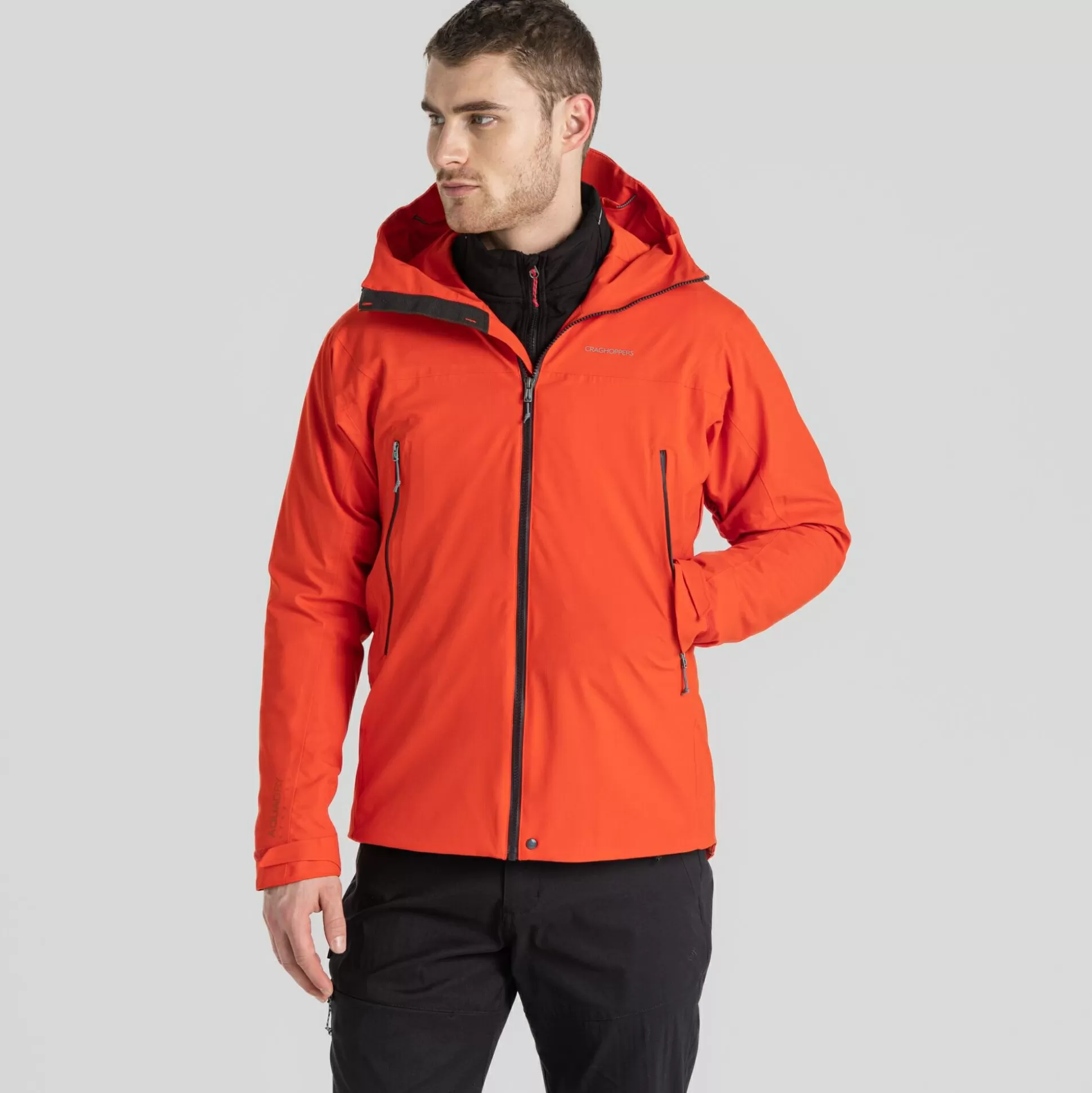 Craghoppers Men'S Dynamic Pro Ii Waterproof Jacket - Macaw Red<Mens Waterproof Jackets