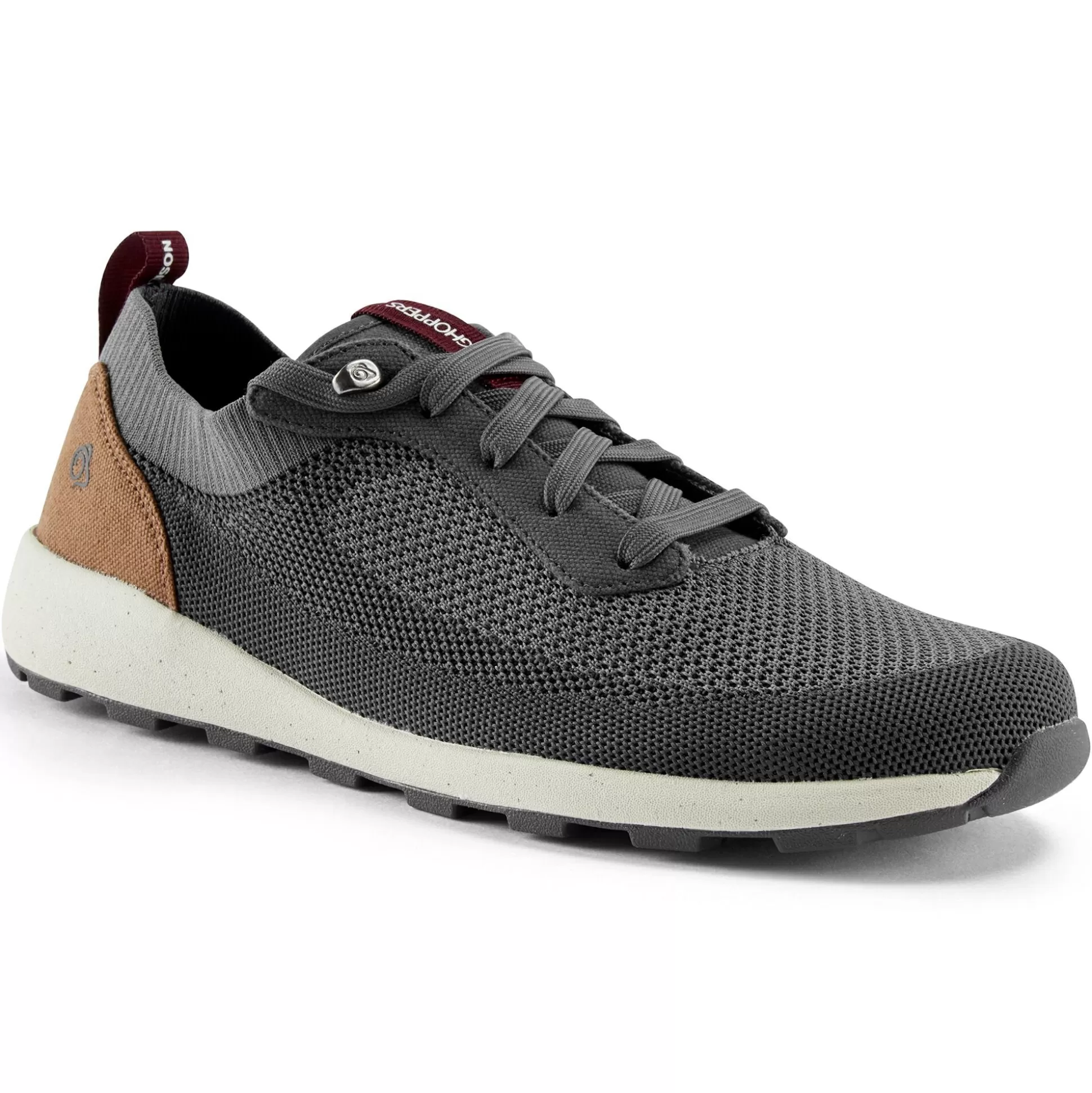 Craghoppers Men'S Eco-Lite Low Shoes - Grey / Brown Tan<Mens Walking Shoes | Walking Boots