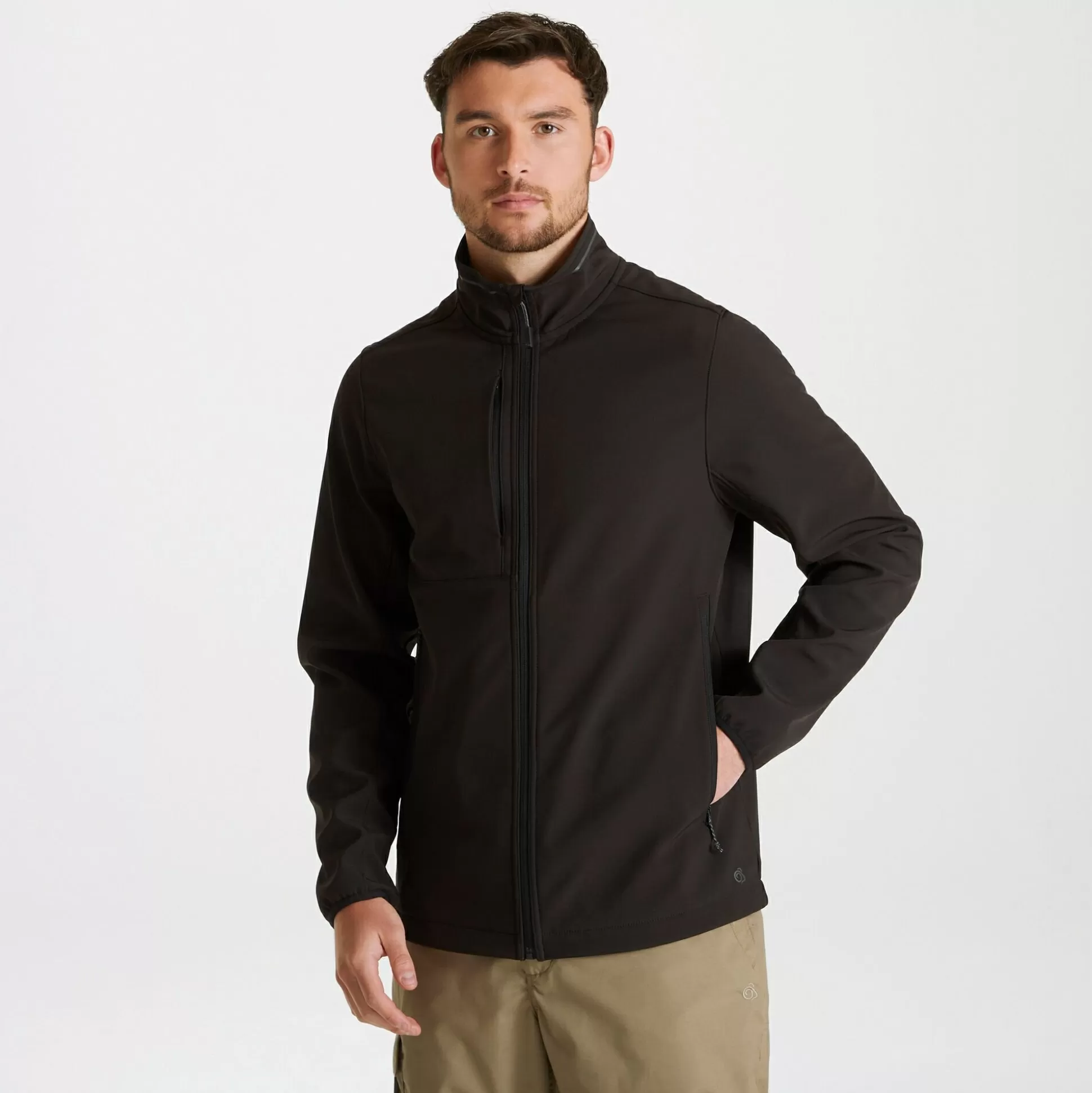 Craghoppers Men'S Expert Basecamp Softshell Jacket - Black<Mens Softshell Jackets | Insulated Jackets