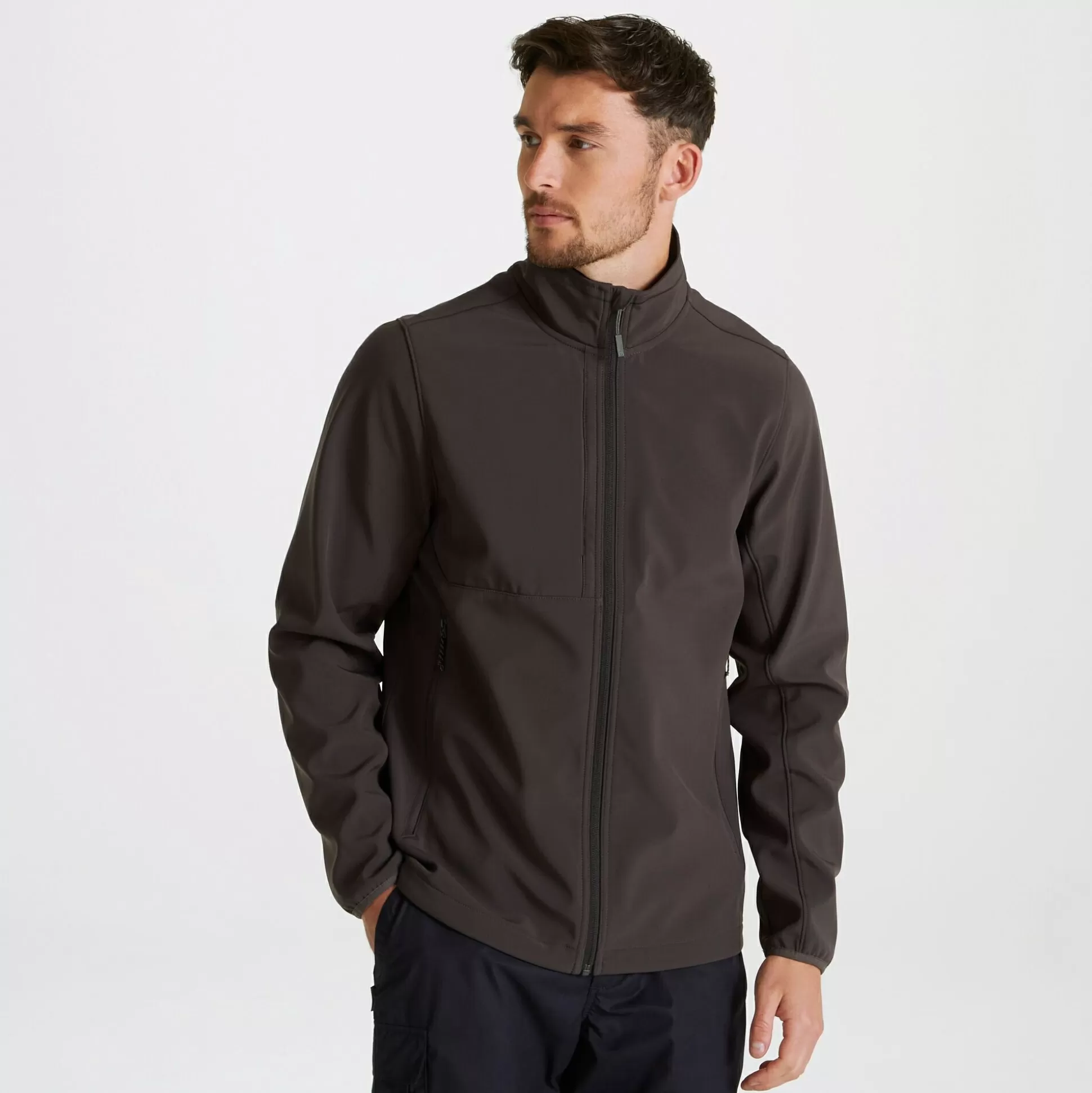 Craghoppers Men'S Expert Basecamp Softshell Jacket - Carbon Grey<Mens Softshell Jackets | Insulated Jackets