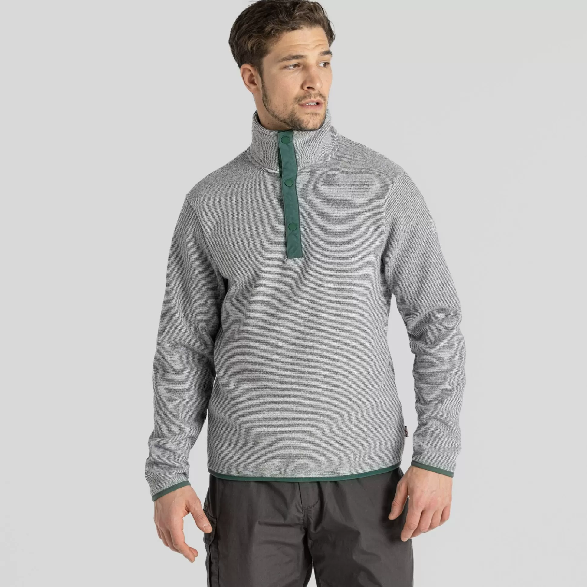 Craghoppers Men'S Finnian Overhead - Soft Grey Marl<Mens Sweatshirts