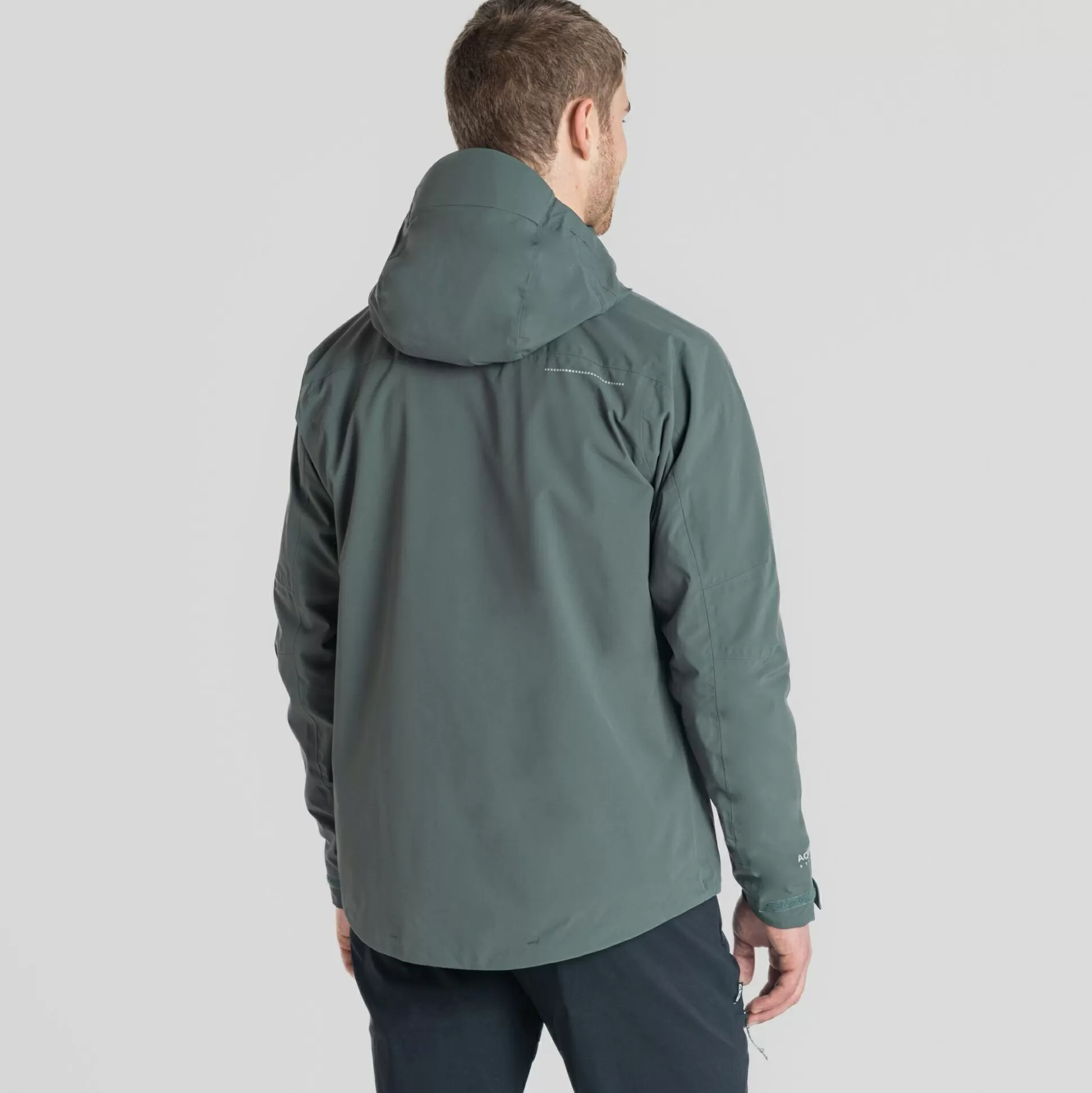 Craghoppers Men'S Gryffin Stretch Waterproof Jacket - Dark Balsam Green<Mens Waterproof Jackets