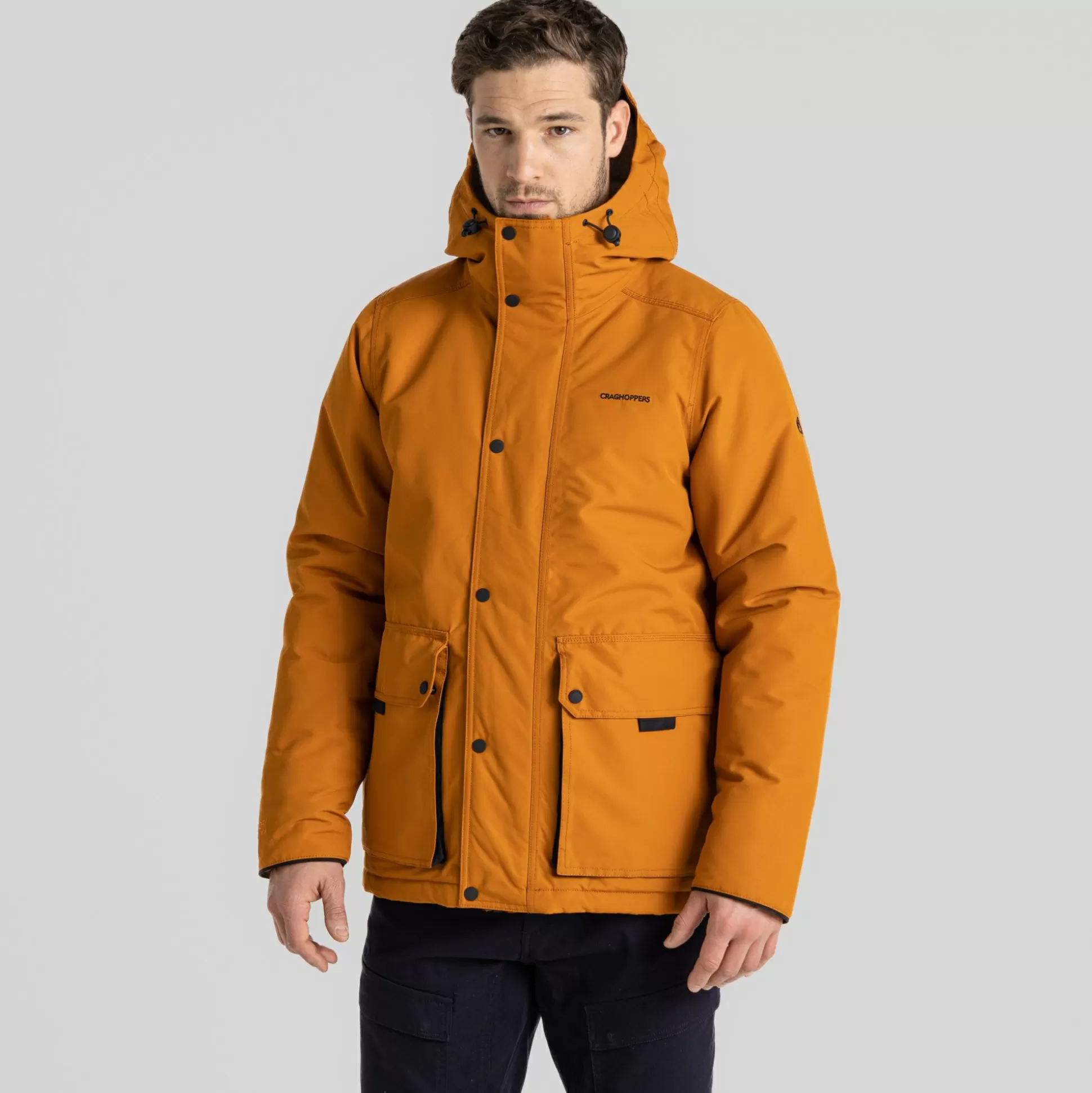 Craghoppers Men'S Howth Waterproof Jacket - Pumpkin Spice<Mens Insulated Jackets | Waterproof Jackets