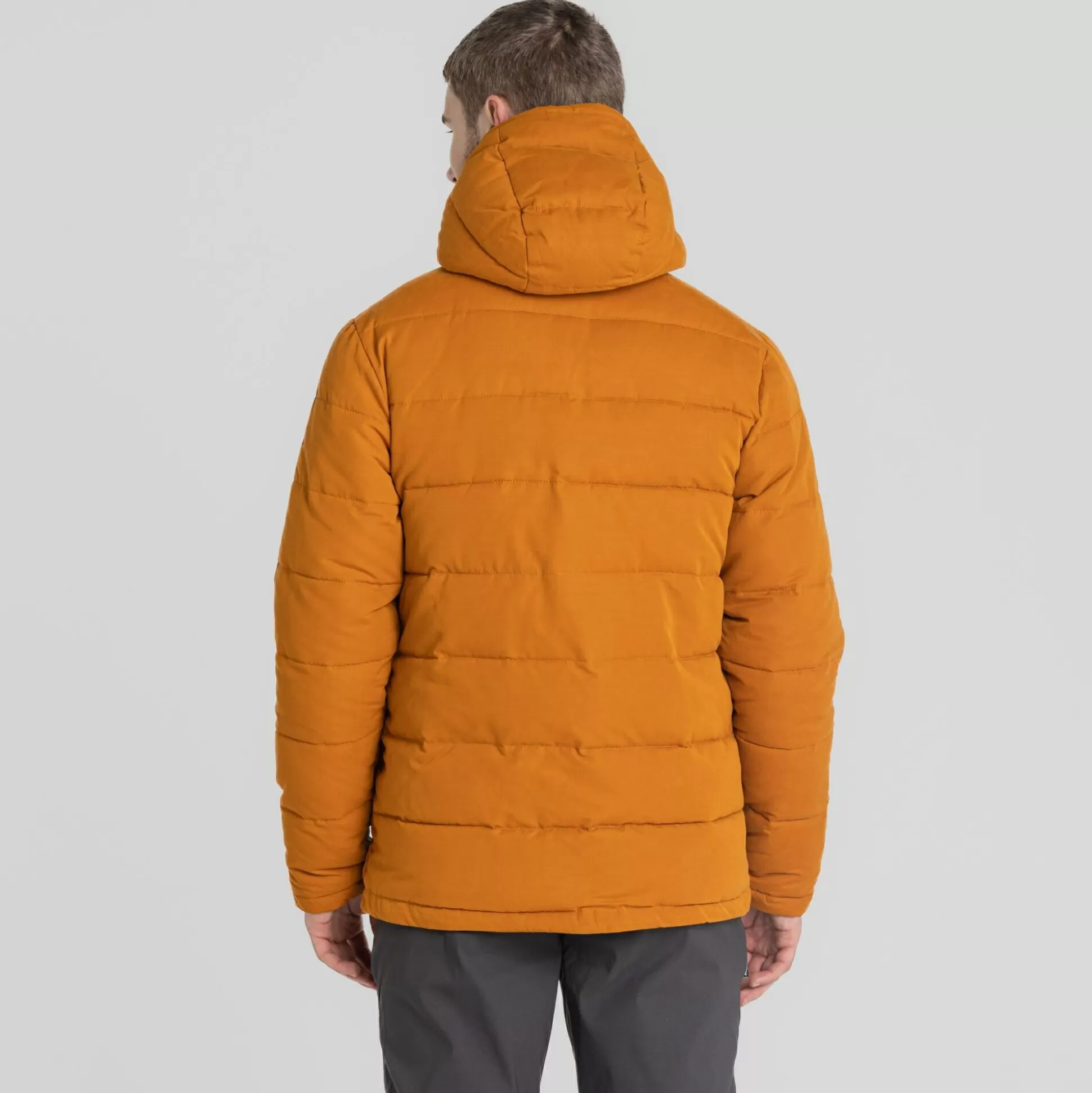 Craghoppers Men'S Insulated Trillick Downhike Hooded Jacket - Pumpkin Spice<Mens Insulated Jackets