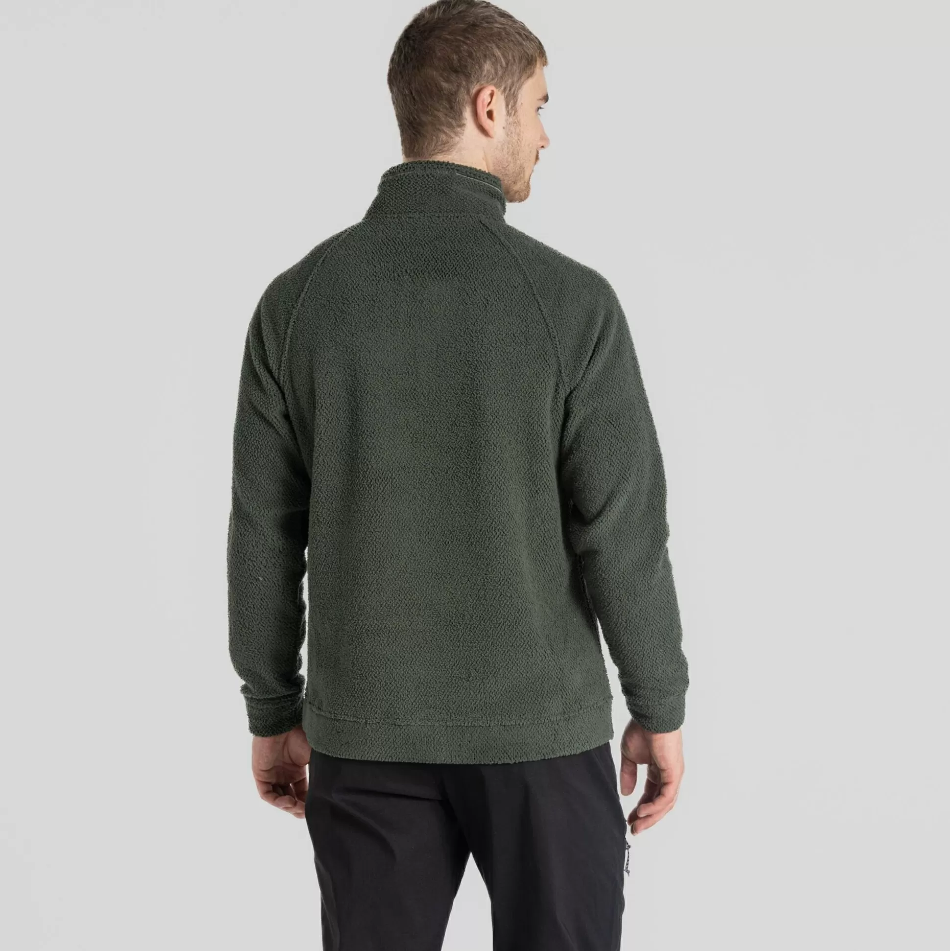 Craghoppers Men'S Karlton Half Zip Fleece - Dark Fern<Mens Half Zip Fleece