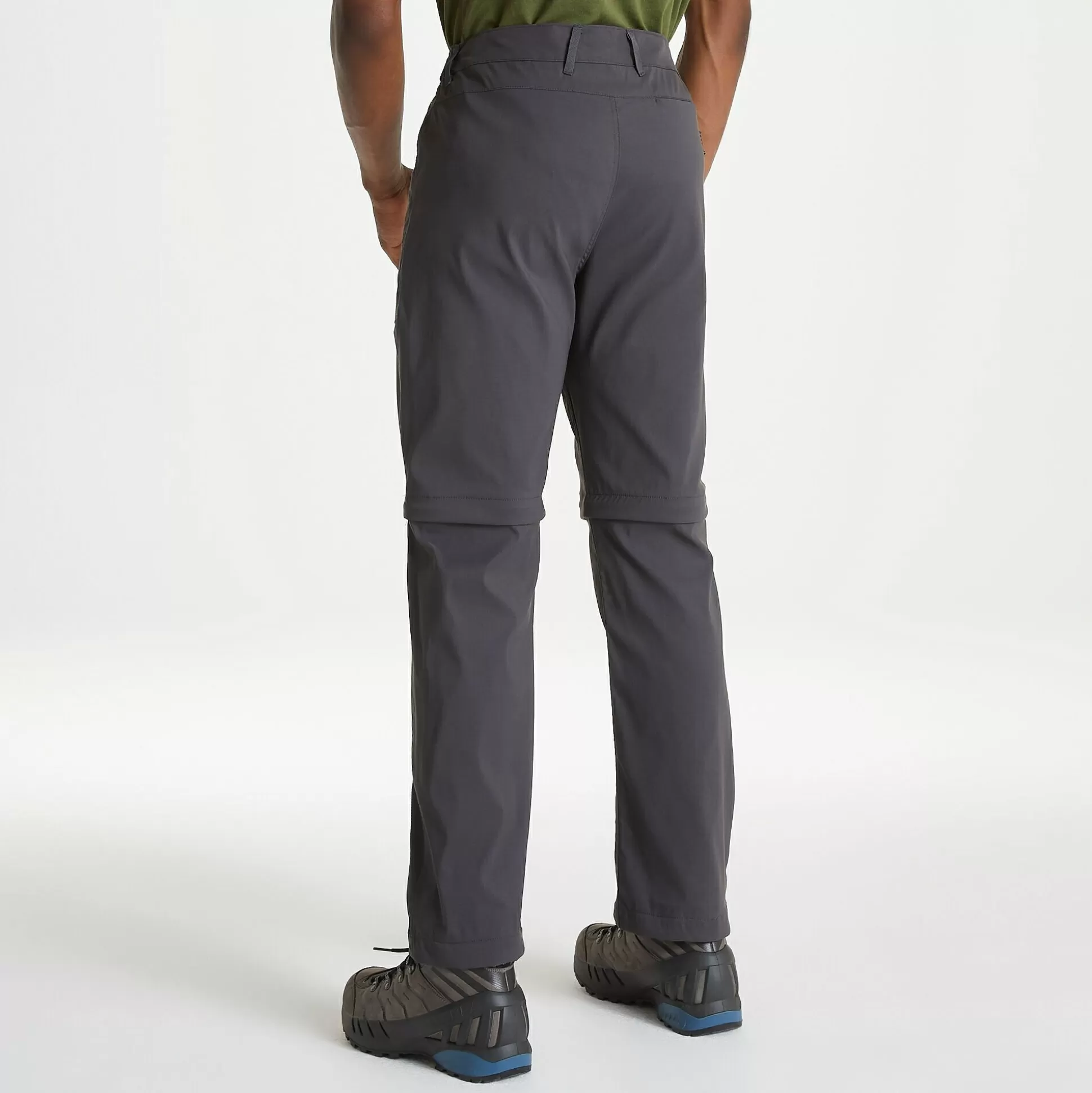 Craghoppers Men'S Kiwi Pro Ii Convertible Trousers - Dark Lead<Mens Zip Off Trousers | Walking Trousers