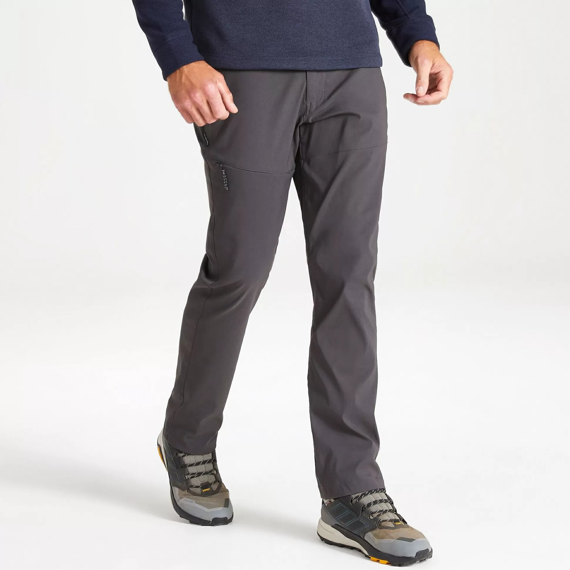 Craghoppers Men'S Kiwi Pro Ii Trousers - Dark Lead<Mens Walking Trousers