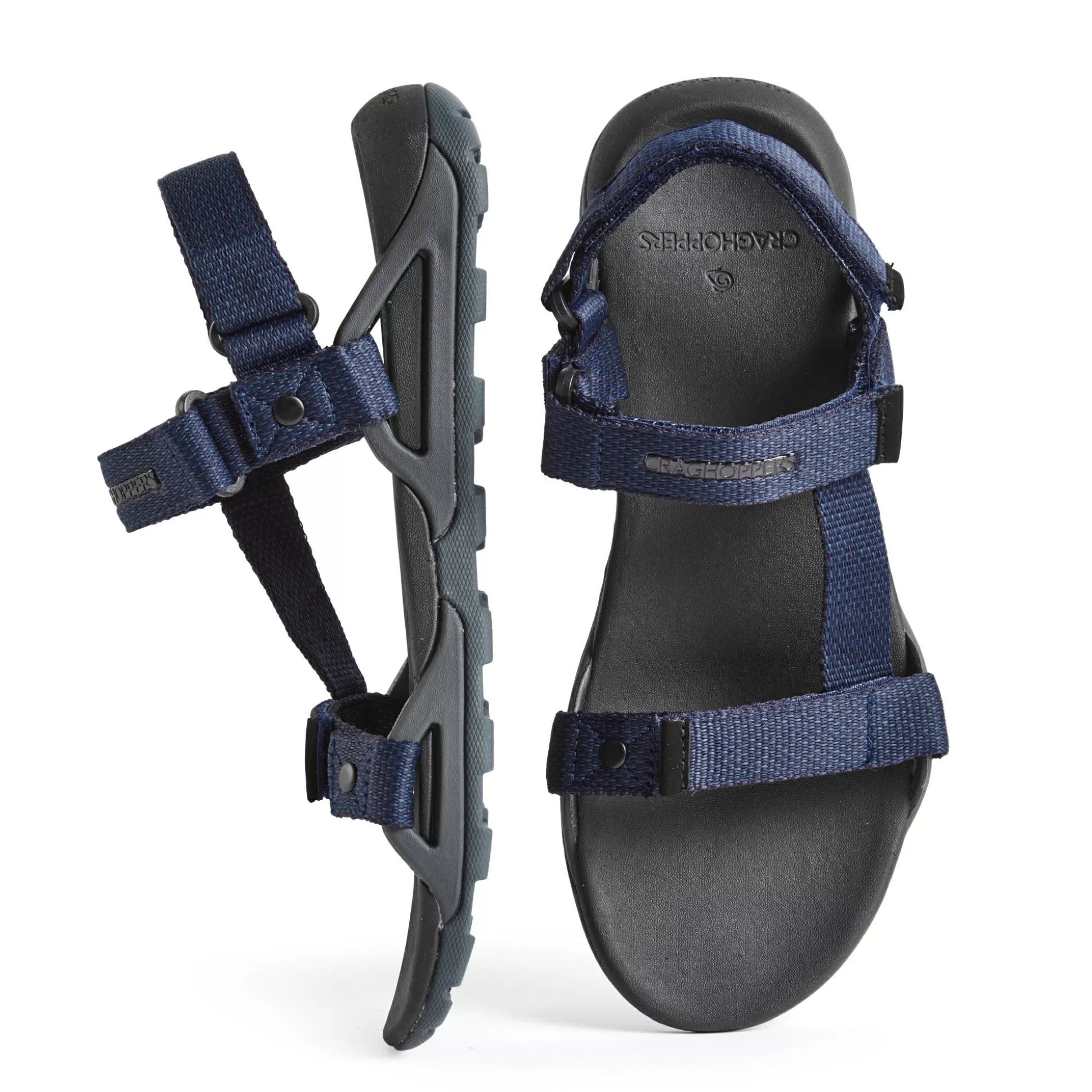 Craghoppers Men'S Locke Sandals - Black / Blue Navy<Mens Walking Shoes