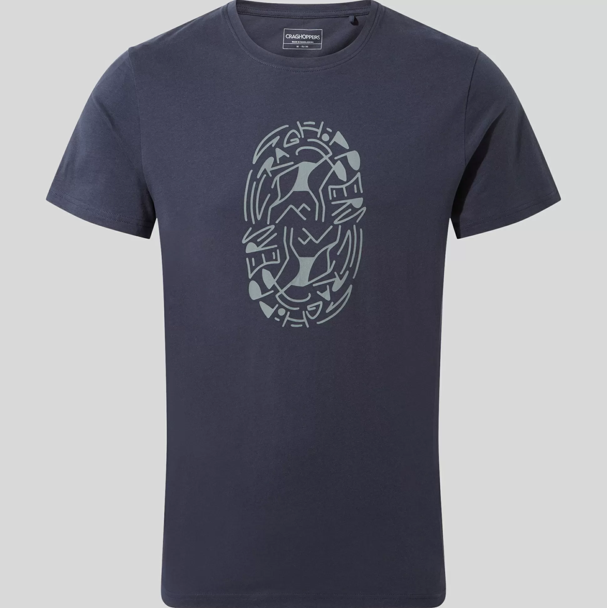 Craghoppers Men'S Lucent Short Sleeved T-Shirt - Blue Navy Tribe<Mens Short Sleeve