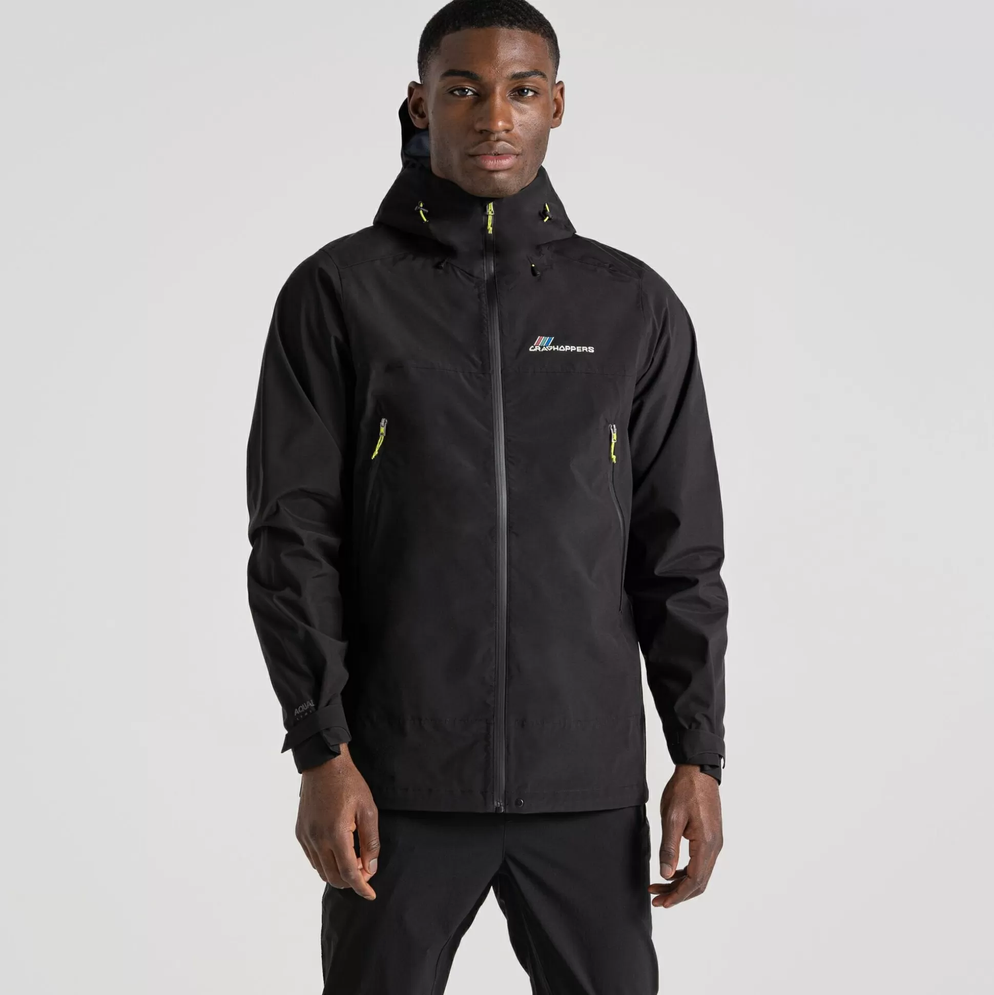 Craghoppers Men'S Maris 2.5L Stretch Waterproof Jacket - Black<Mens Waterproof Jackets