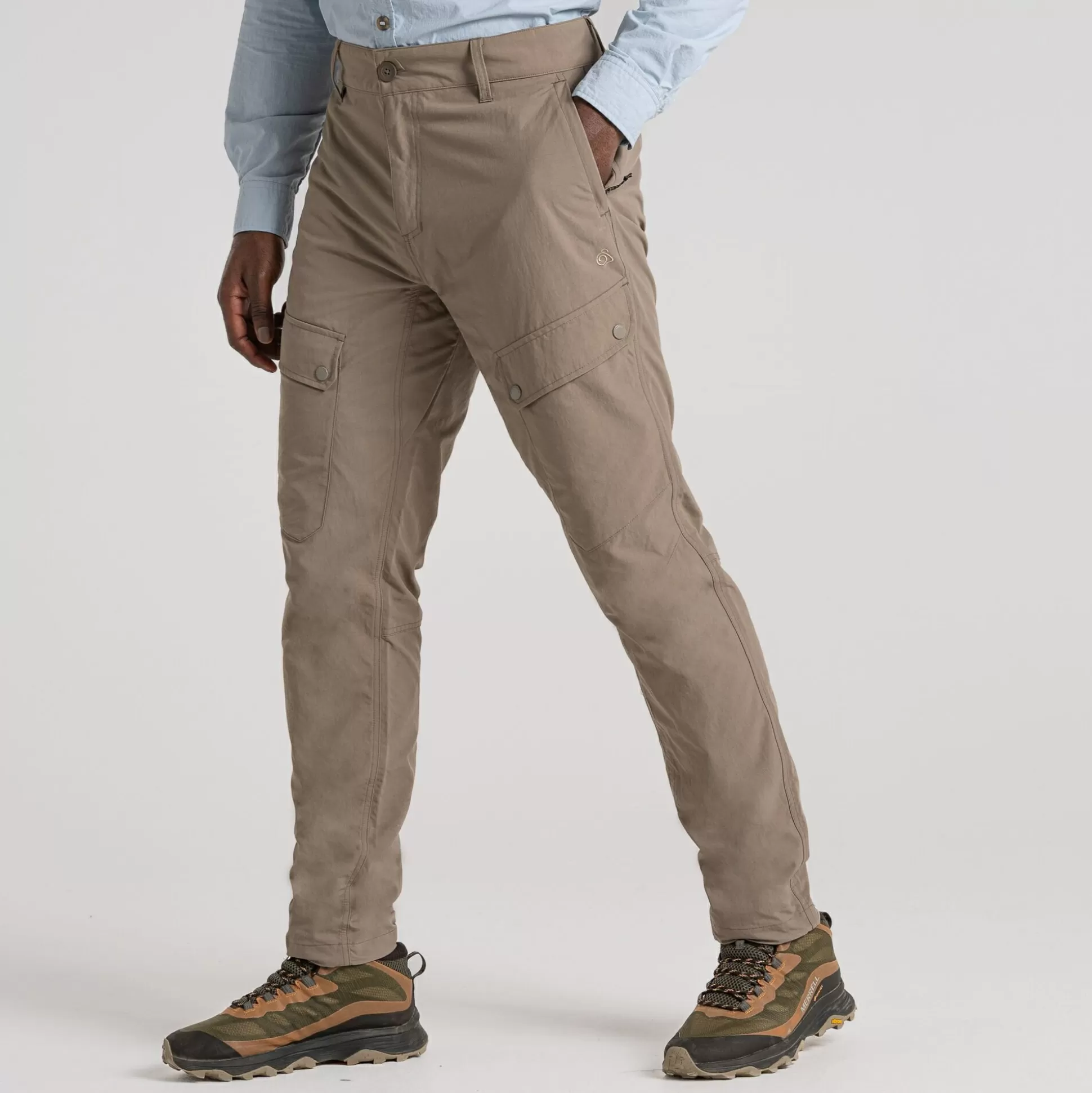 Craghoppers Men'S Nosilife Adventure Trouser - Pebble<Mens Walking Trousers