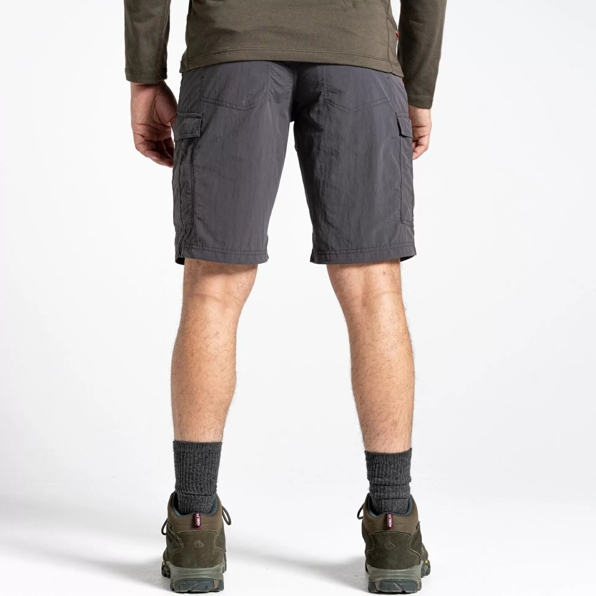 Craghoppers Men'S Nosilife Cargo Ii Shorts - Black Pepper<Mens Shorts