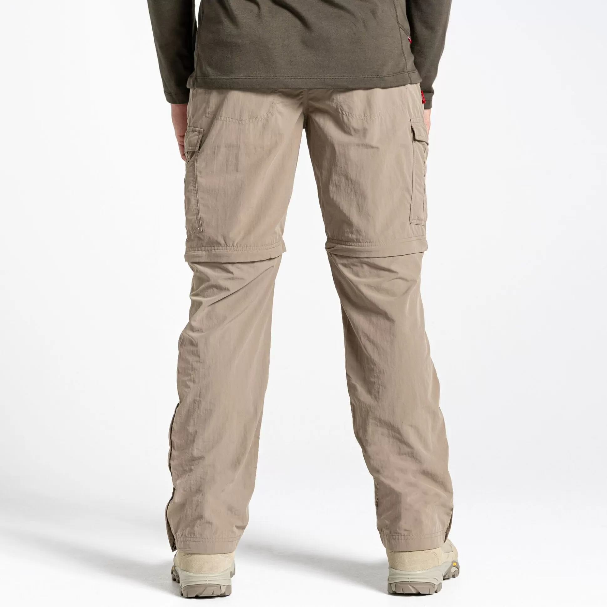 Craghoppers Men'S Nosilife Convertible Ii Trousers - Pebble<Mens Cargo Trousers | Zip Off Trousers