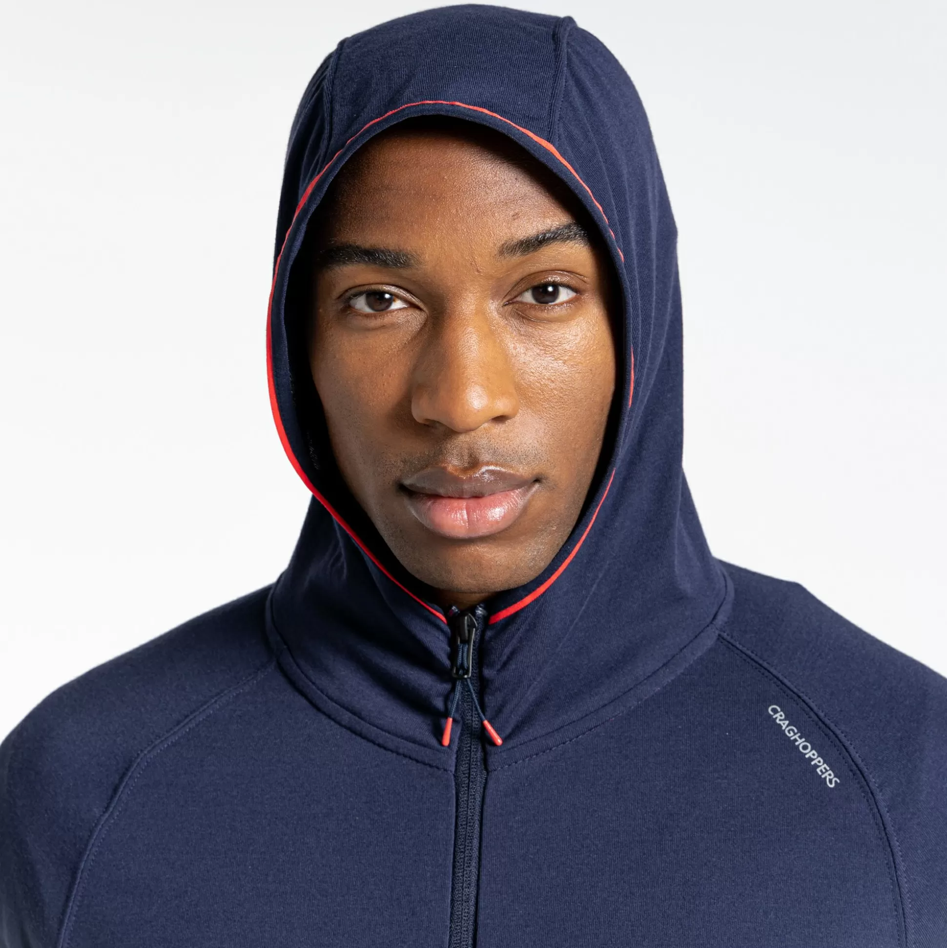 Craghoppers Men'S Nosilife Nepos Hooded Jacket - Blue Navy<Mens Long Sleeve | Full Zip Fleece