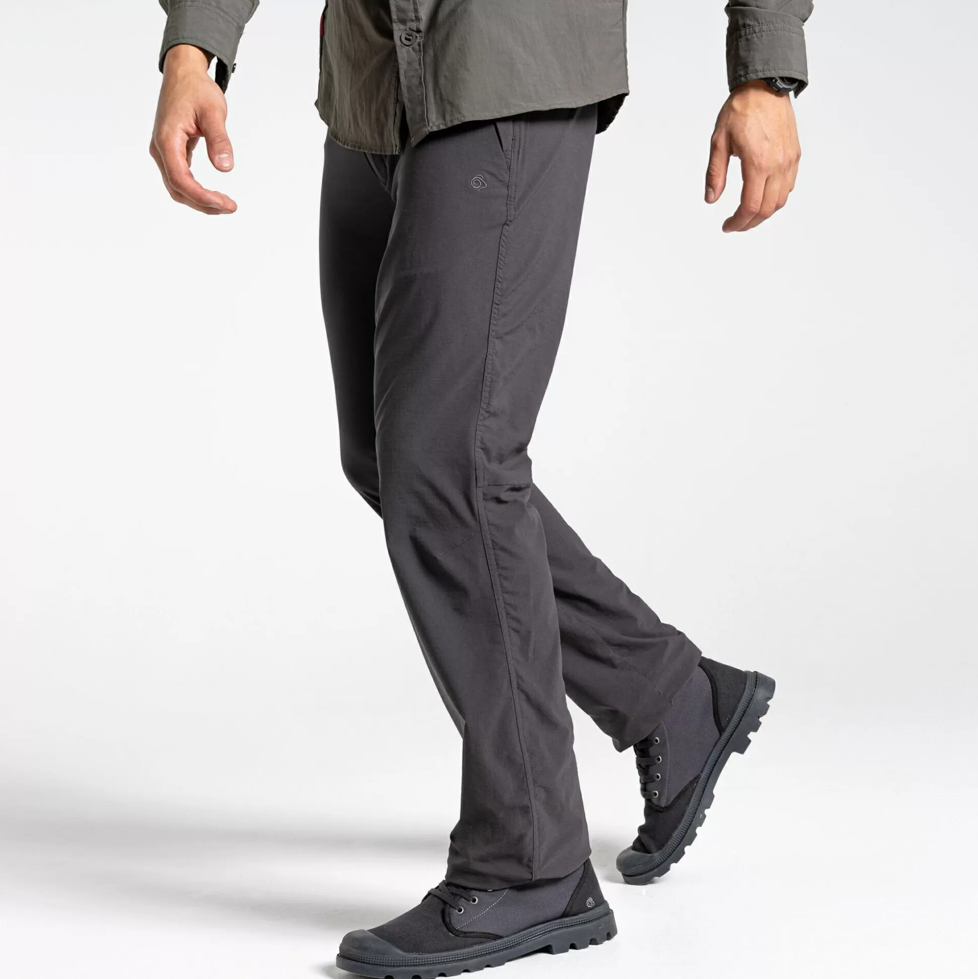 Craghoppers Men'S Nosilife Pro Ii Trousers - Black Pepper<Mens Walking Trousers