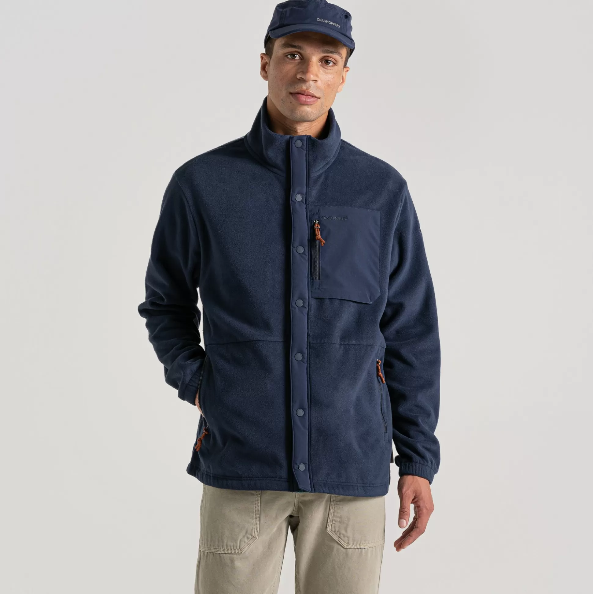 Craghoppers Men'S Polartec Argo Full Zip Fleece - Blue Navy<Mens Full Zip Fleece