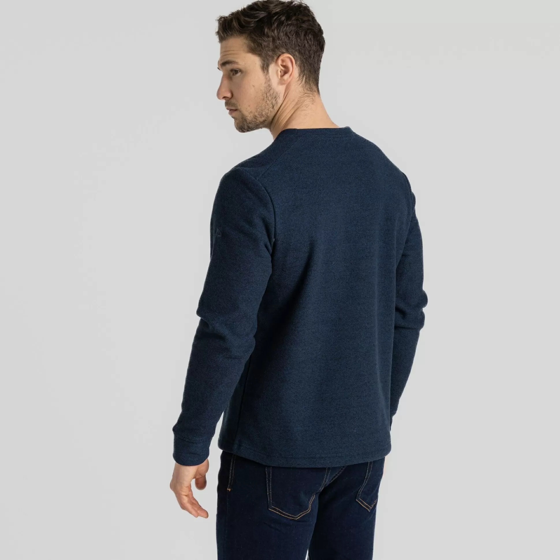 Craghoppers Men'S Stromer Half Fleece - Blue Navy<Mens Half Zip Fleece